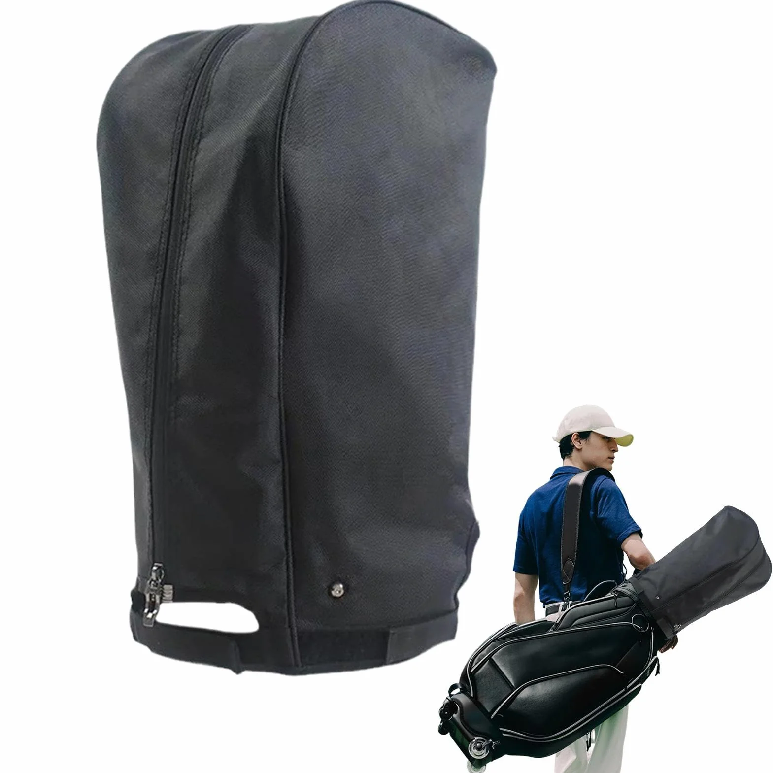 Housse De Pluie Sac De Golf, Capuchon De Pluie Imperméable, Couverture De Sac De Golf, Housse De Pluie Anti-poussière Avec Protection Efficace contre les Intempéries Pour Protéger