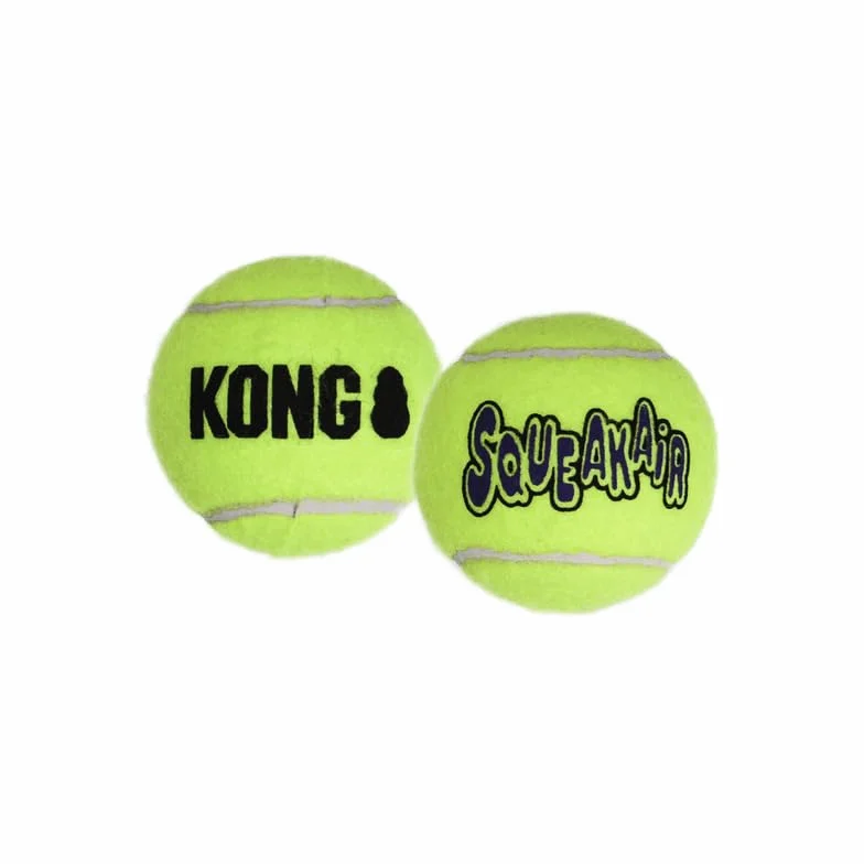 KONG Squeakair Lot de 4 balles de tennis Taille XS