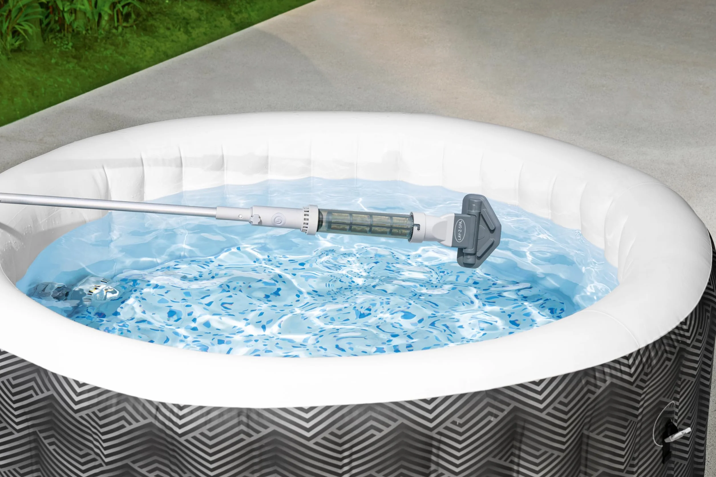 Balai aspirateur électrique avec batterie rechargeable pour spa et petite piscine, 50 minutes