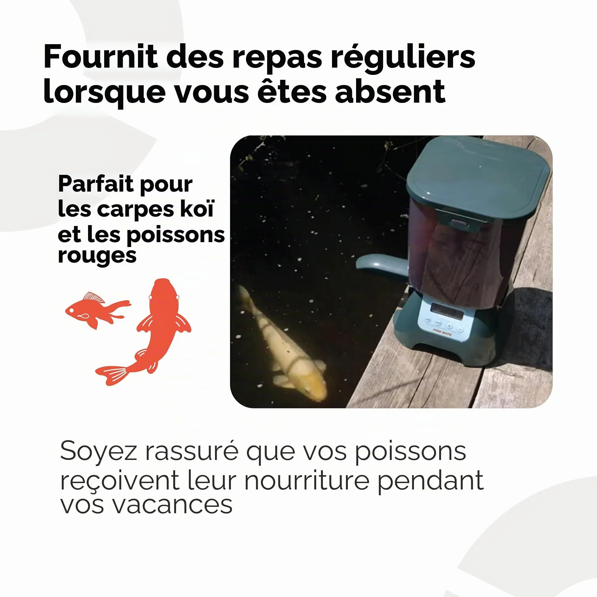 Fish Mate P7000 Automatique pour Poissons D'étang 7 litres