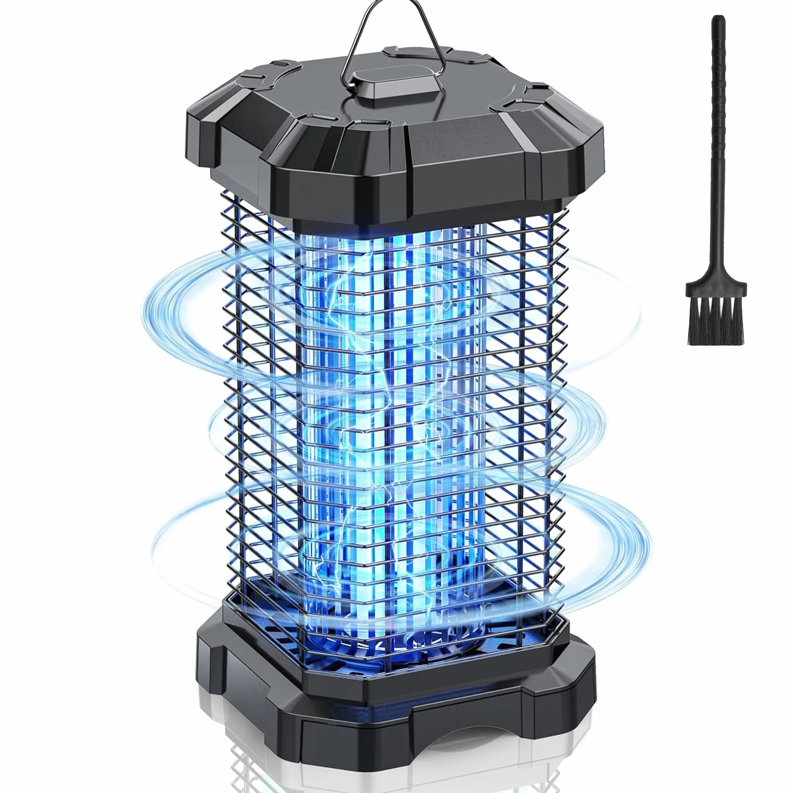 Lampe Anti Moustique Électrique 4200V Piège à Mouches 18W Intérieur Extérieur