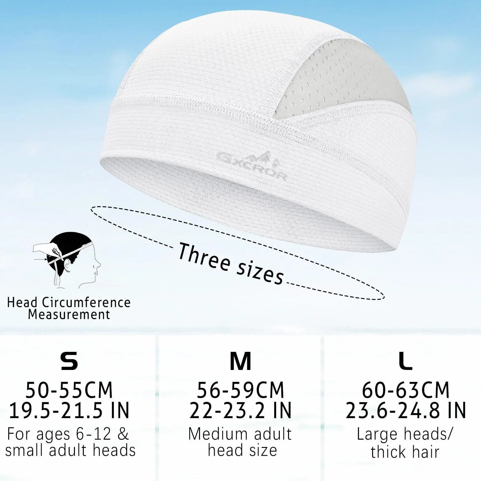 GXCROR Casquette rafraîchissante pour homme et femme - Doublure en maille respirante - Été - Cyclisme - Moto