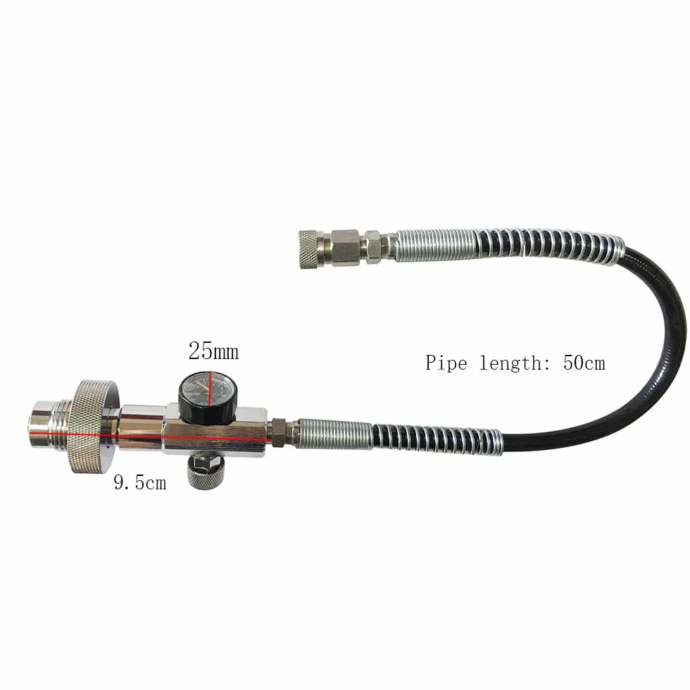 Station de remplissage de paintball 4500 PSI, kit de chargement pour station de remplissage de paintball PCP, adaptateur de chargement pour station de remplissage PCP pour station de