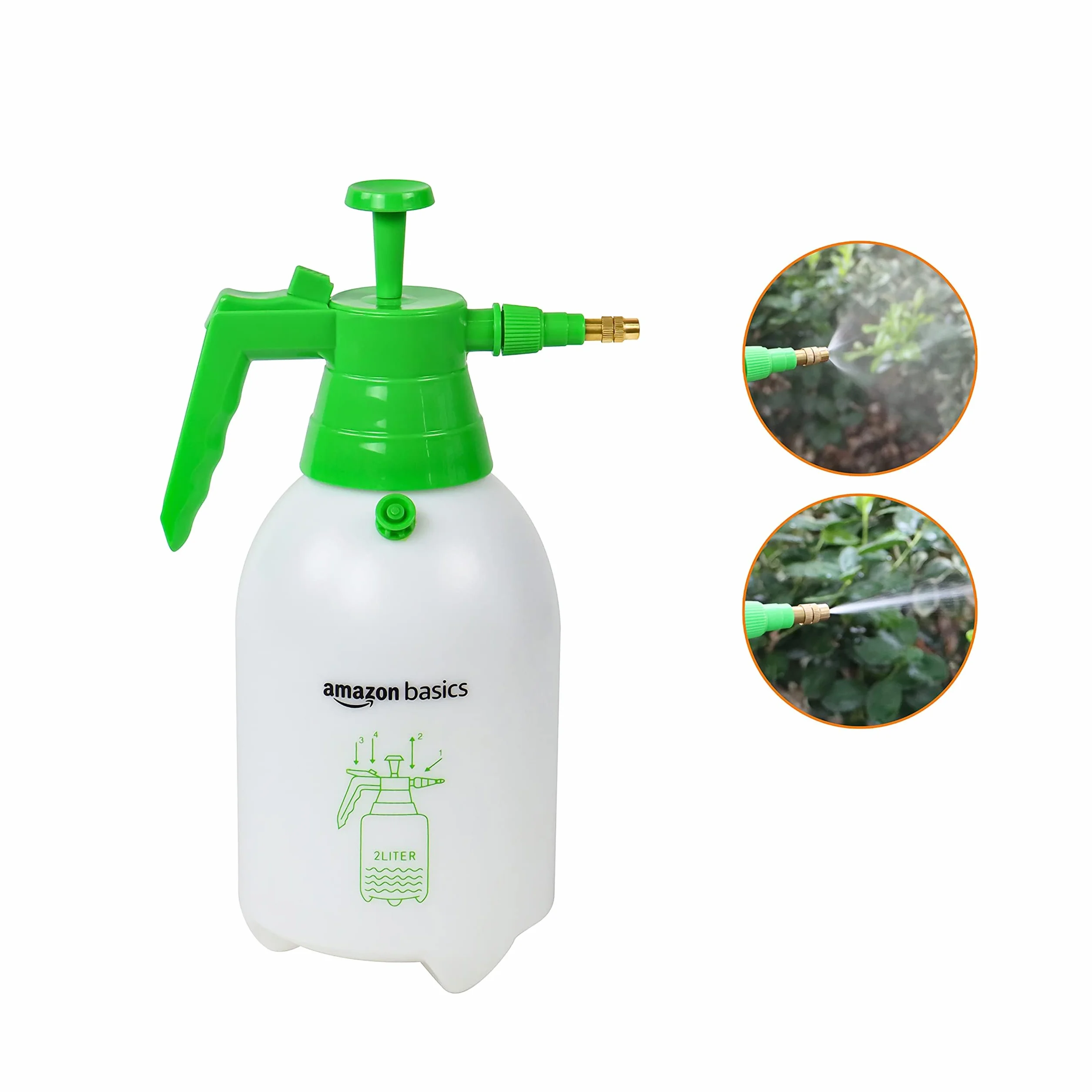 Amazon Basics Pulvérisateur à pression 2 litres