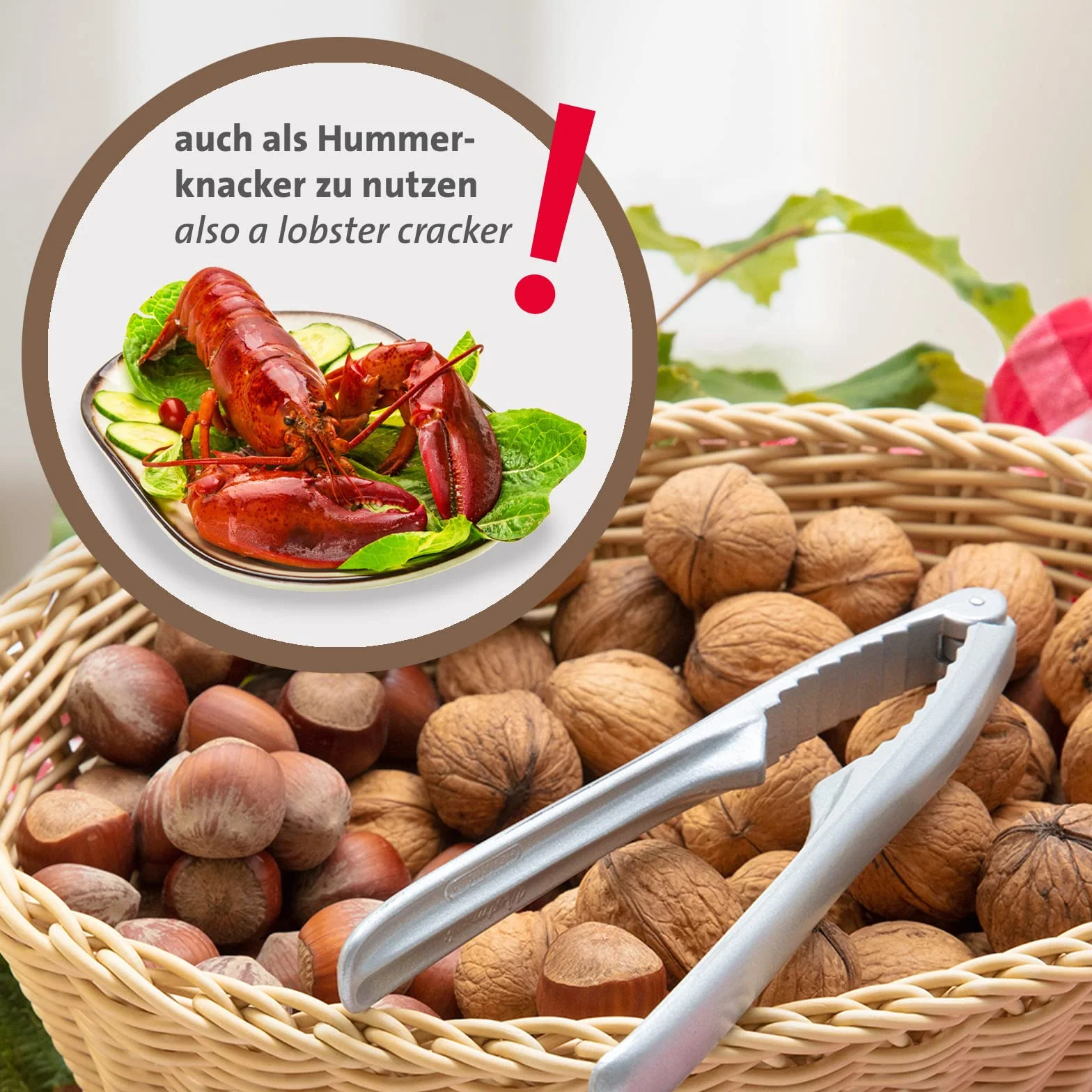 Westmark Casse-Noix Pince Casse Homard 15 cm Aluminium Argenté