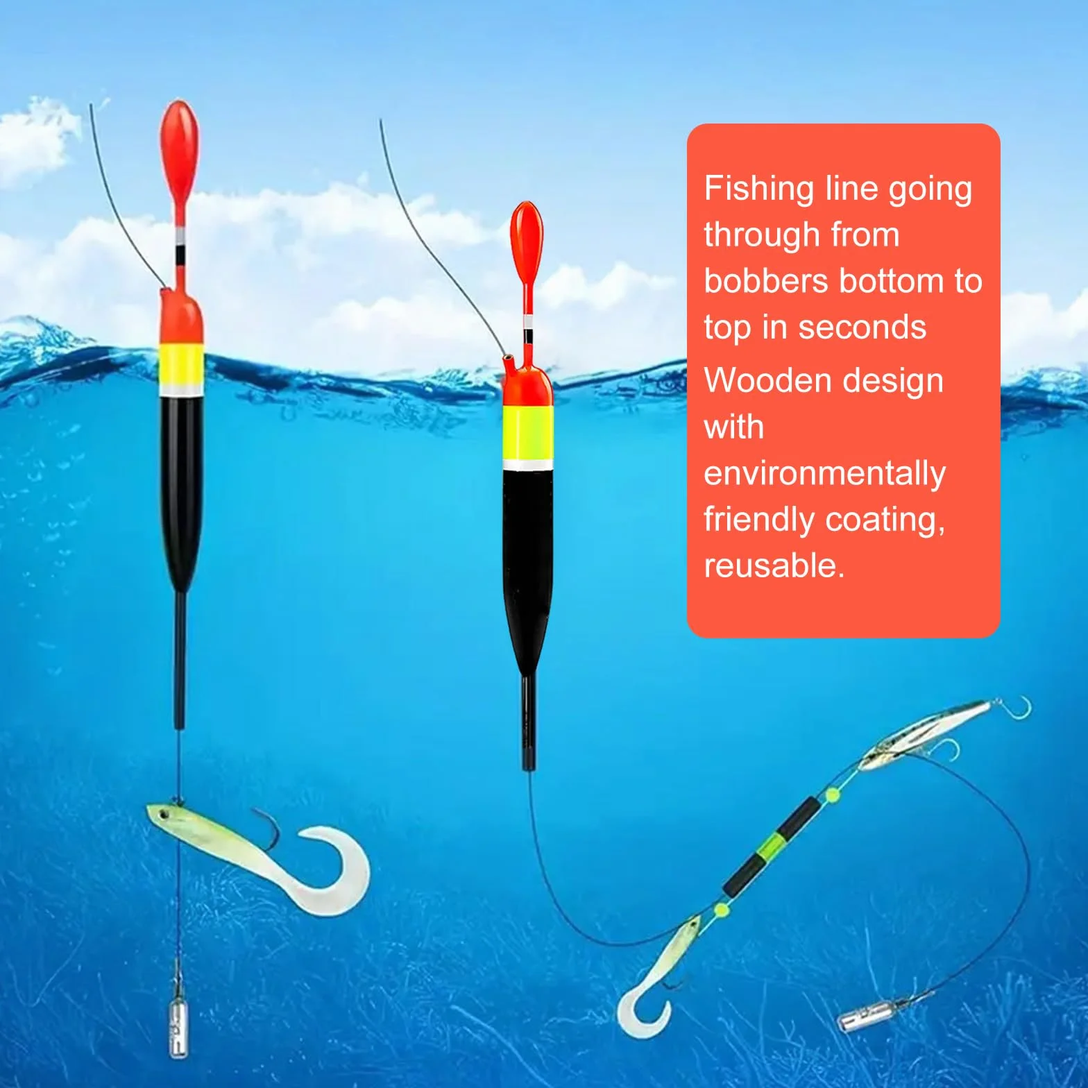 Cerioll Flotteurs De Pêche Set 5 Stück 10g Bouchon De Peche