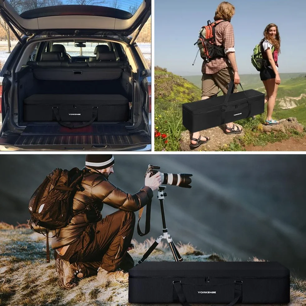 Sac de rechange extra large avec fermeture éclair, sac de transport pliable étanche, avec grande ouverture pour la plupart des lits et chaises, pour le camping, les voyages et la plage (106,7