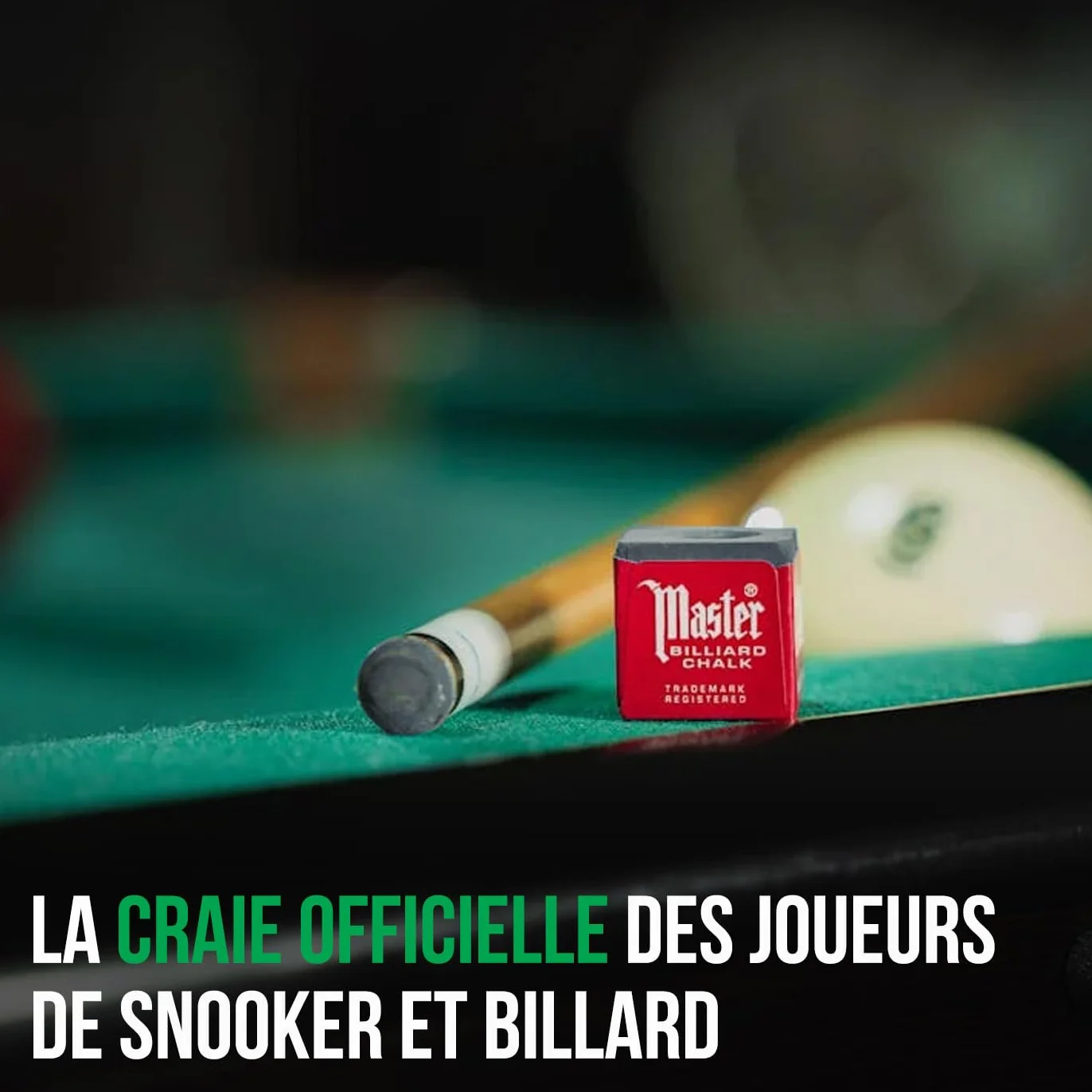 Craie de Billard Gris, Boîte de 12 Cubes Standards 21 mm, Craie pour Queue de Billard et Snooker, Adhérence Fine et Dense pour Contrôle, Effet et Précision de Tir
