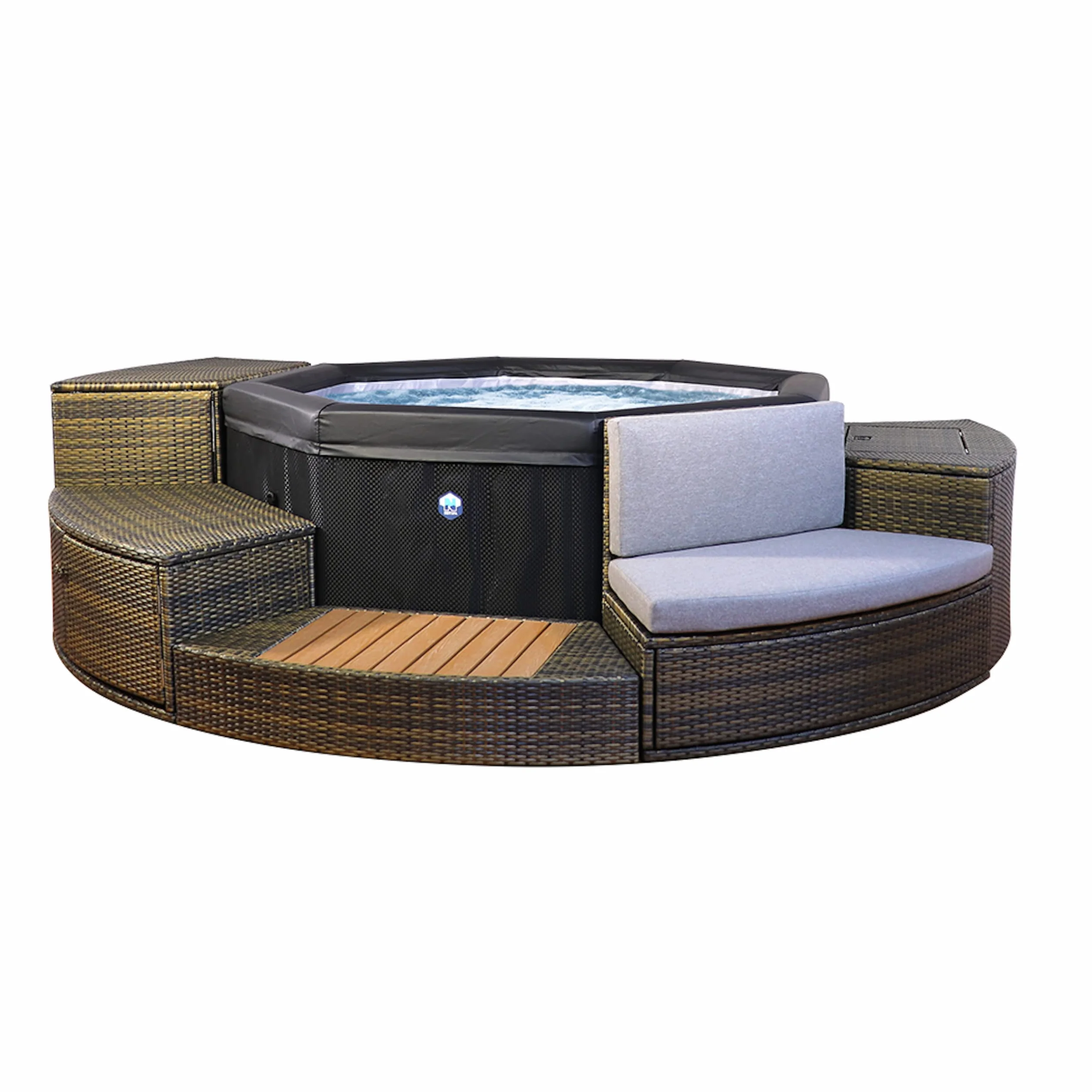 NetSpa SP-OCT165/MOB2 Octopus Semi Rigide Mobilier 4-6 Places