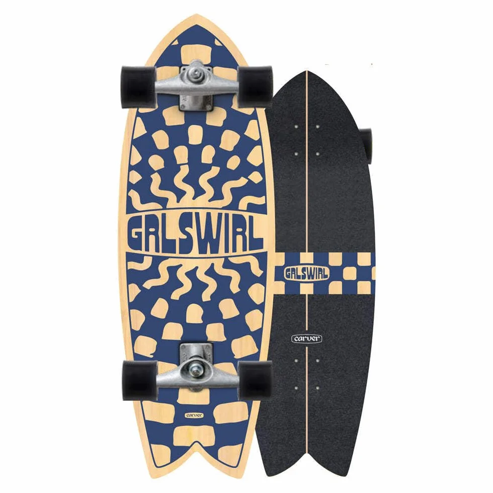 Carver Surfskate CX Raw – 29.25" – Swirlcheck – Multicolore