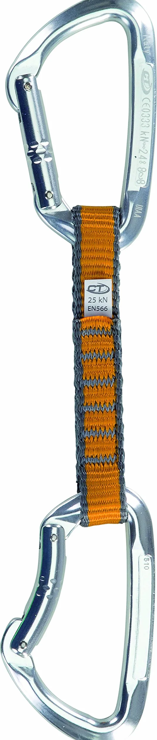Climbing Technology Basic Set Nylon Non K-Lock, référence Unisexe-Adulte, Argent, Unique