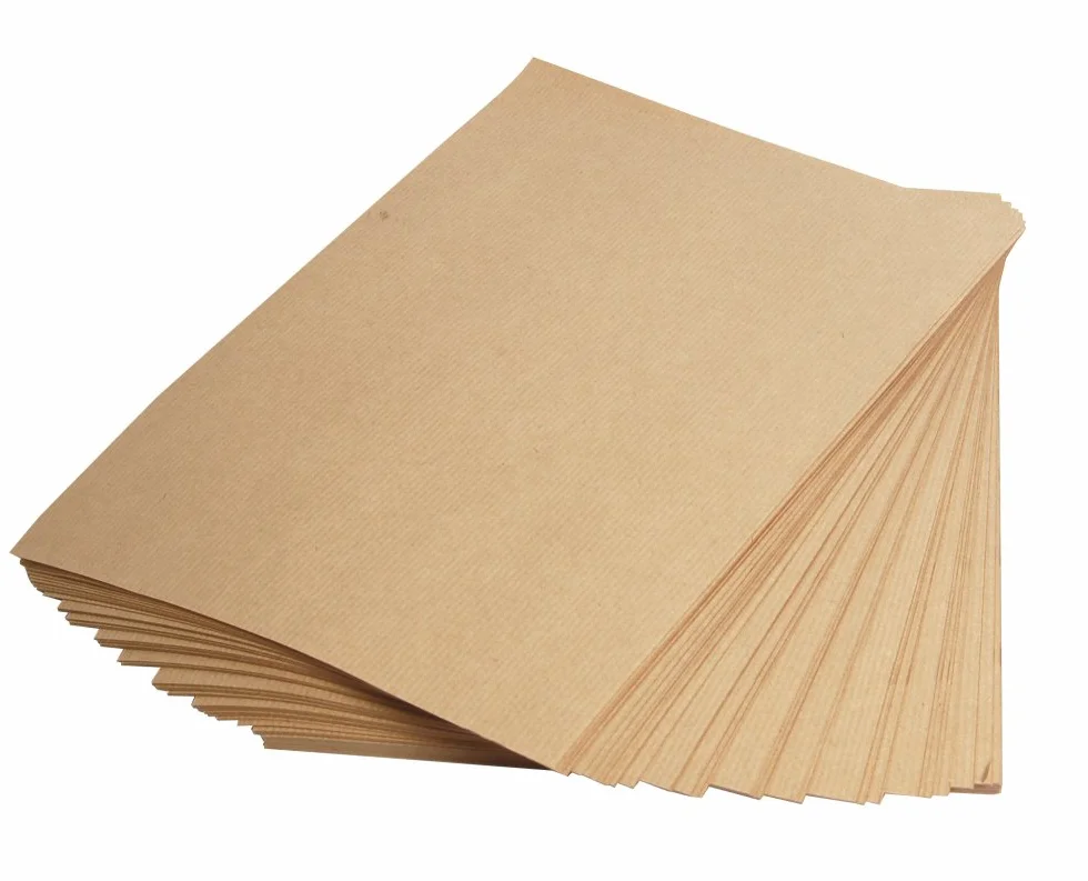 Clairefontaine 3708C Papier Kraft Vergé Brun A4 21x29,7 cm 90g 250 Feuilles Double Face pour Croquis Dessin