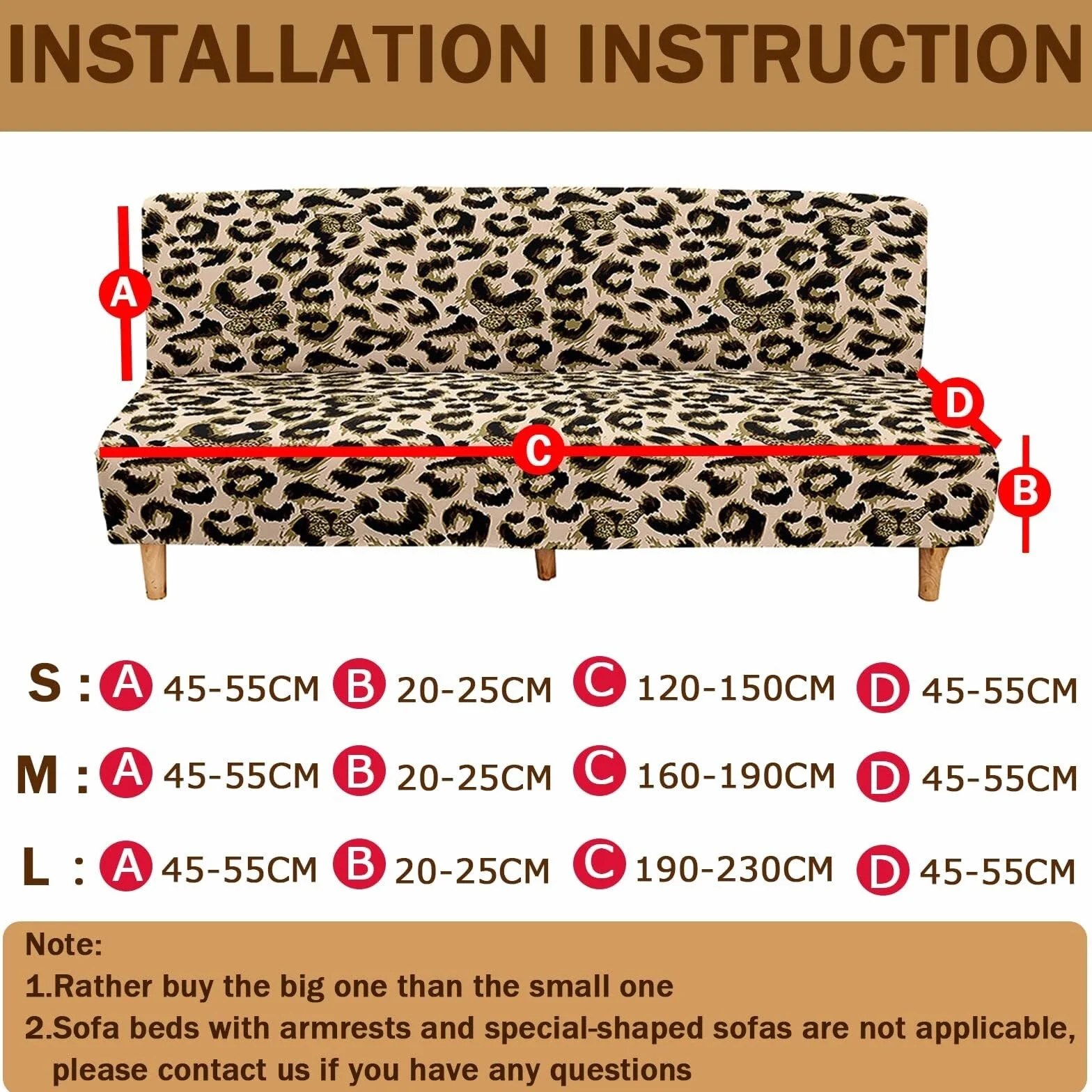 Housse de canapé extensible 2/3 places sans accoudoirs, antidérapante, lavable, beige 190-230cm