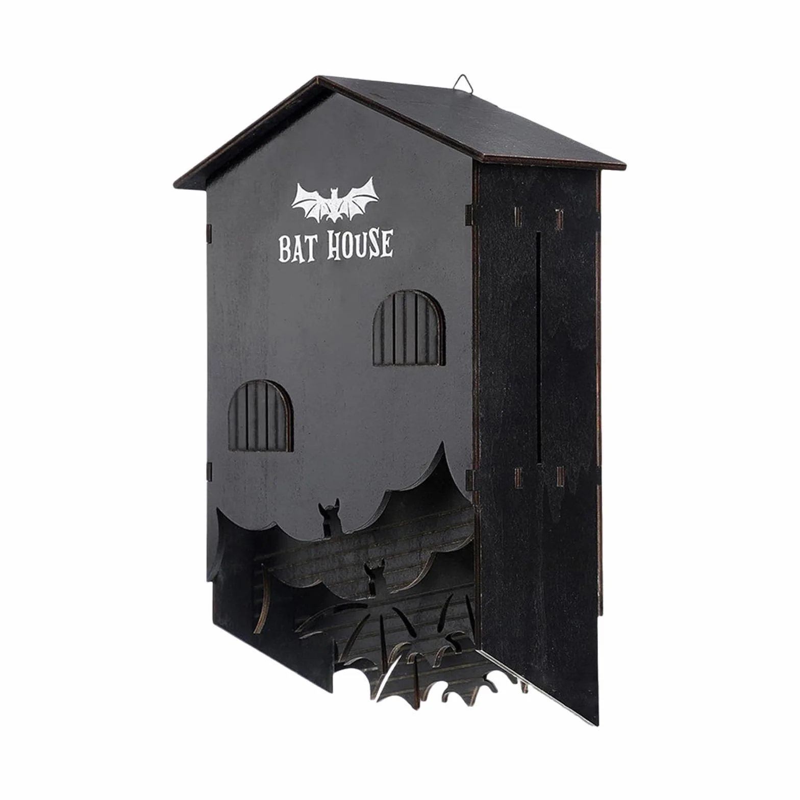 F Fityle Boîte de Chauves-Souris en Bois à Trois Chambres, Suspendu pour Jardin