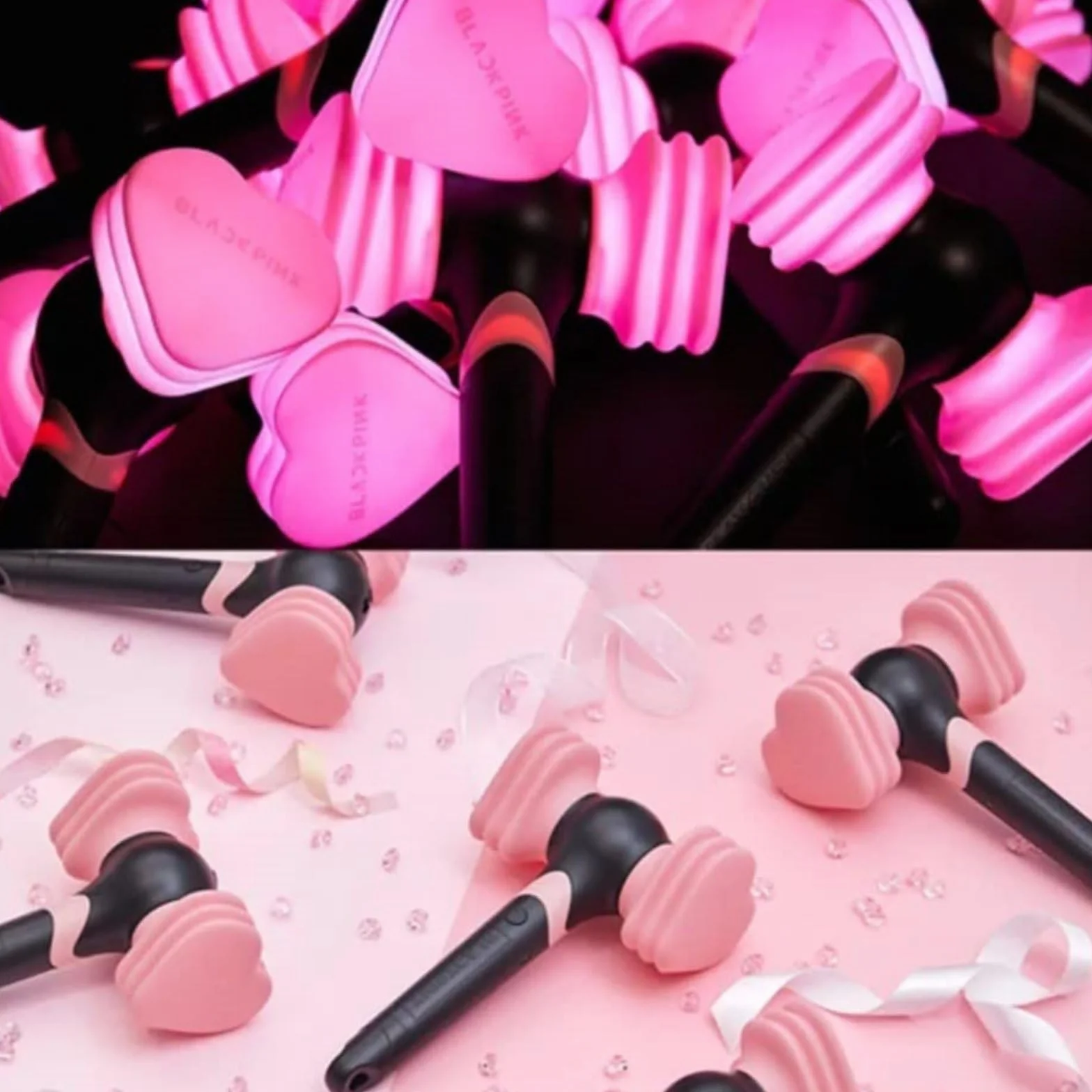 Bâton lumineux officiel noir rose