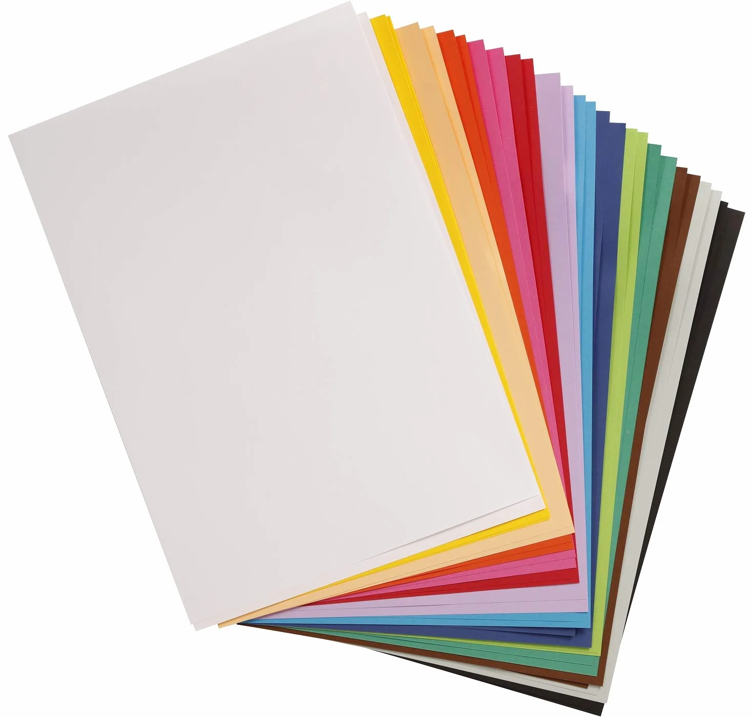 Clairefontaine 975261C Papier Maya 25 Feuilles Papier Dessin Lisse Marron A4 21x29,7 cm 185g