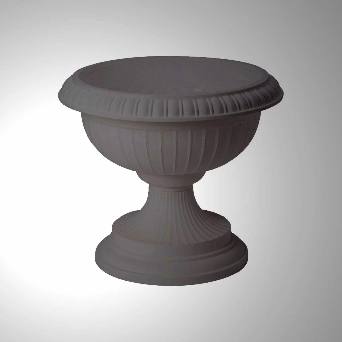 Jardinière fusée 41 cm anthracite 36 cm