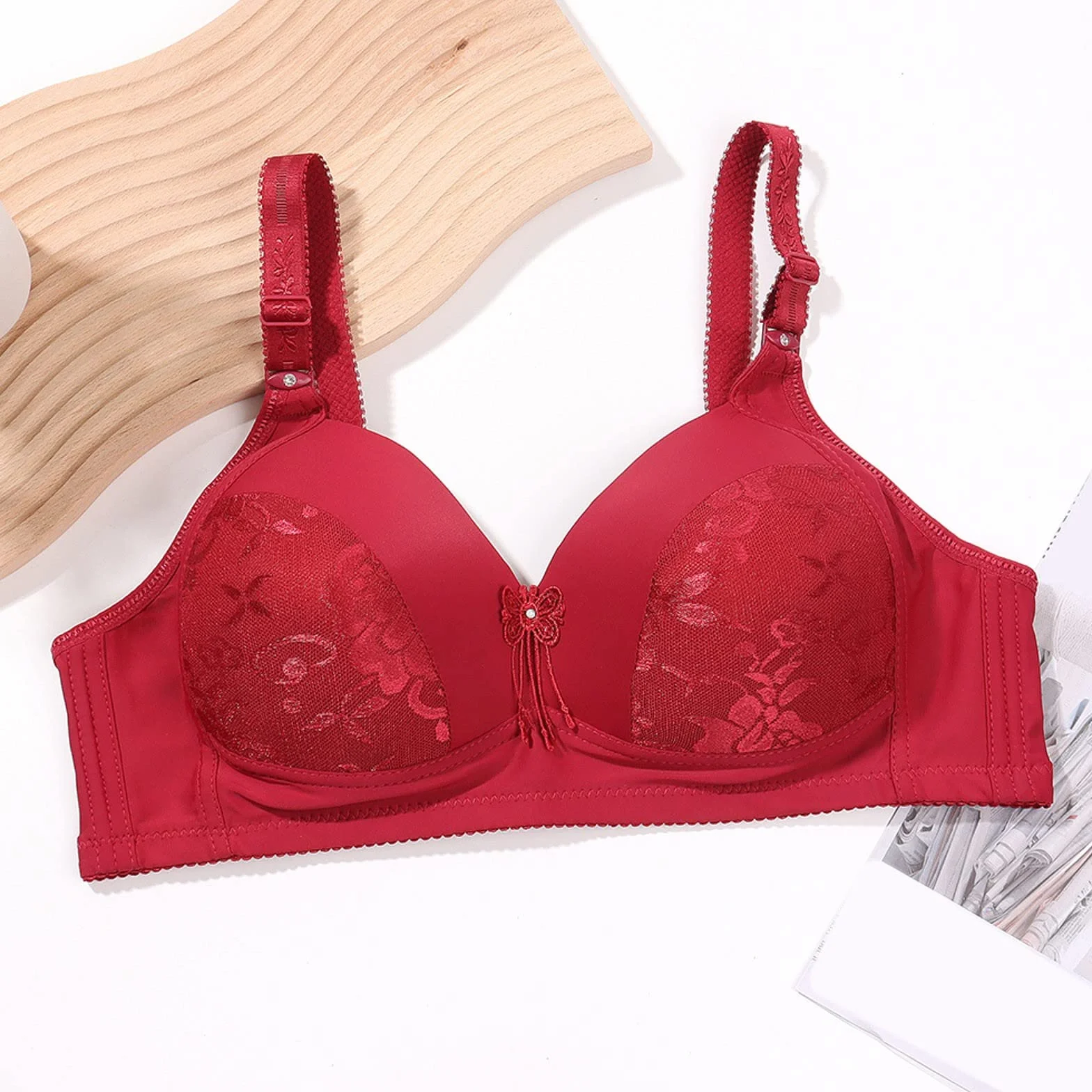 Soutien Gorge Dentelle Femme Sexy Confortable Taille Plus Sous-Vêtements Respirant