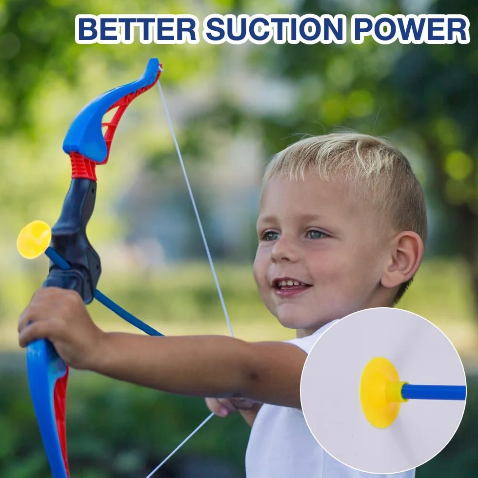 24 Pièces Flèche Ventouse, Flèches de Rechange à Ventouse, 42 cm Tir à l'arc Flèches à Ventouse, Enfant flèche de Jouet, Tir à la Cible Entraînement au Jeu pour Garçons et Filles pour Sébutant