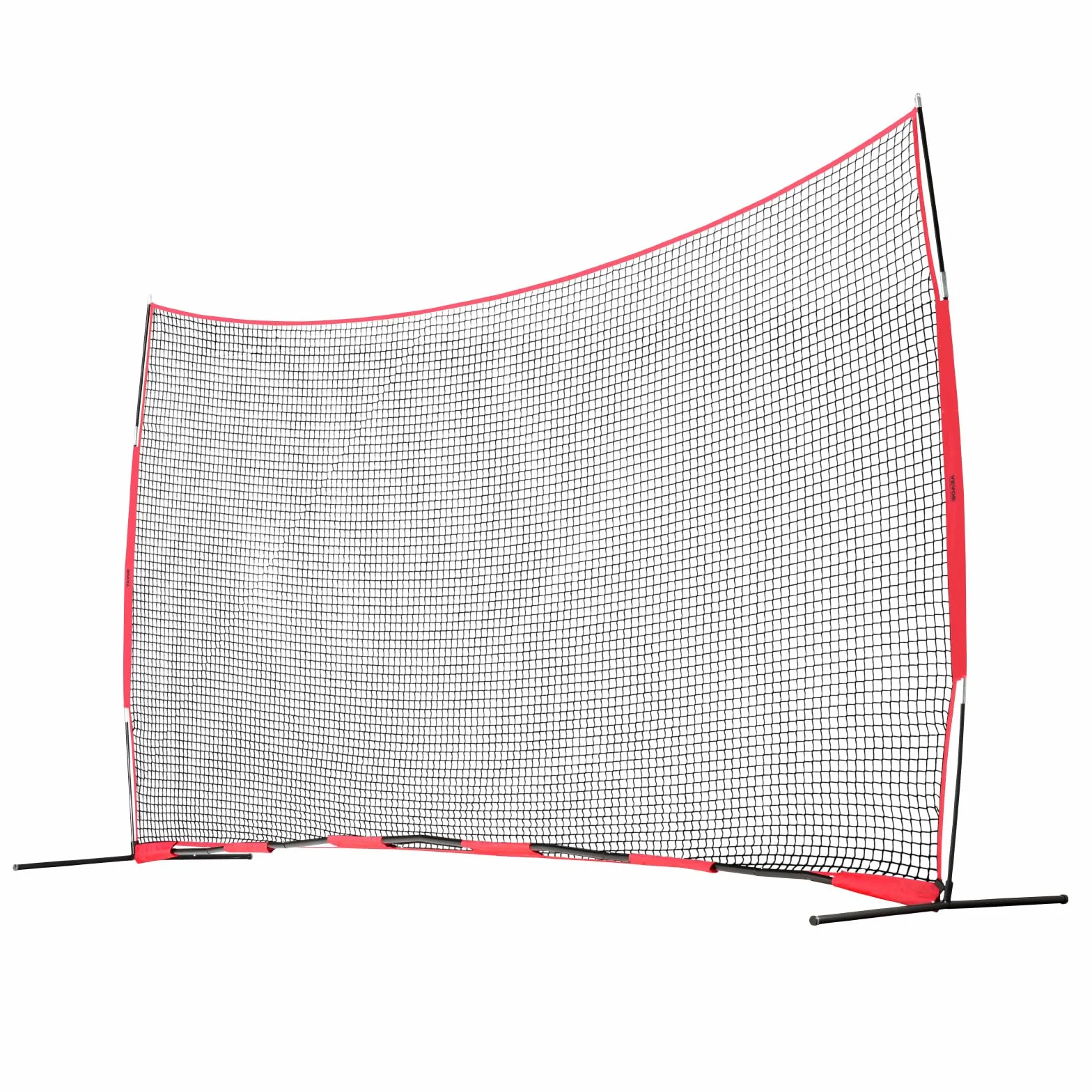 VEVOR Filet d'Entraînement de Baseball Softball 620x314 cm, Filet de Protection Pare-Ballons Portable avec Sac de Transport, Équipement d'Entraînement pour Receveur Crosse, Football, Hockey, Jardin