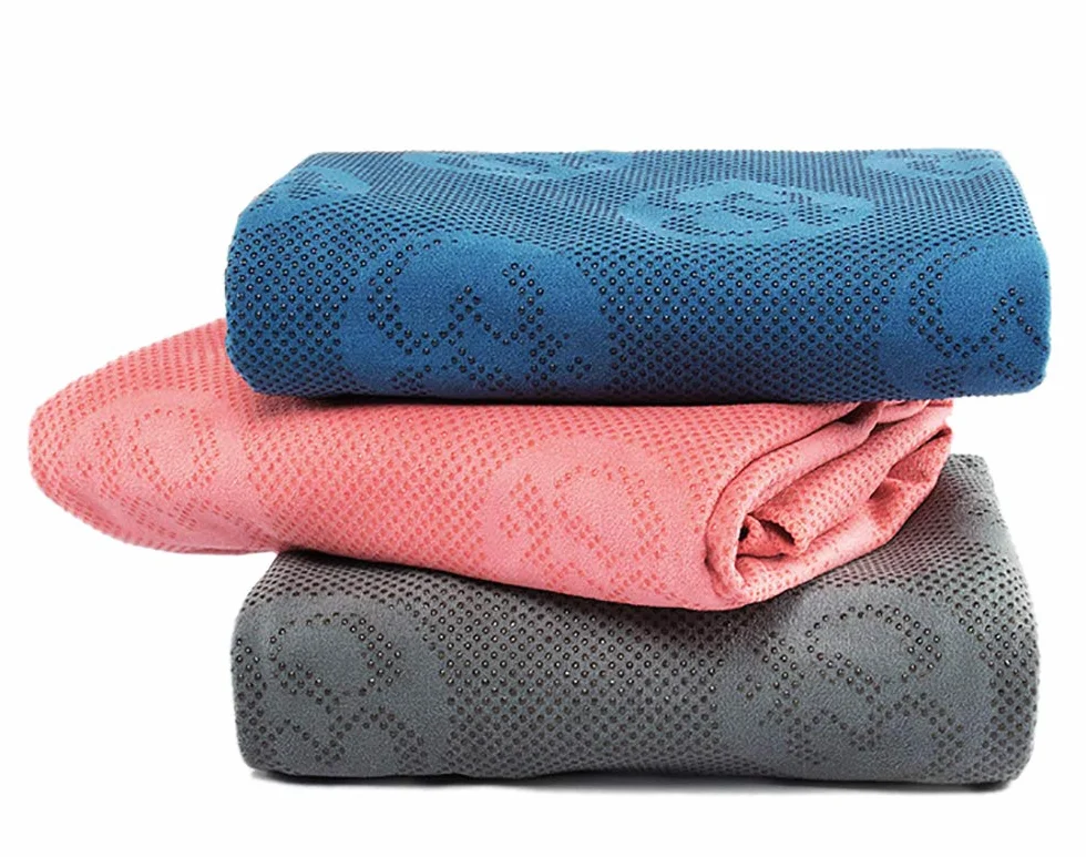 MEESU Serviette de Yoga Chaude antidérapante, Serviette Douce en Microfibre absorbante à 100%, Serviettes Anti-dérapantes pour Bikram, idéales pour Le Yoga Chaud Bikram Pilates