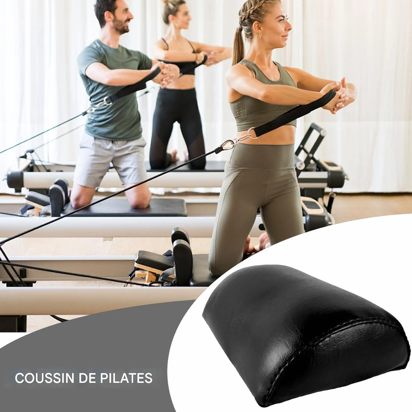 Oreiller de Tête pour Pilates,Oreiller de Sport pour Salle de Sport Maison - Équipement d'Entraînement Ergonomique - Utilisable sur Tapis de Yoga ou au Sol