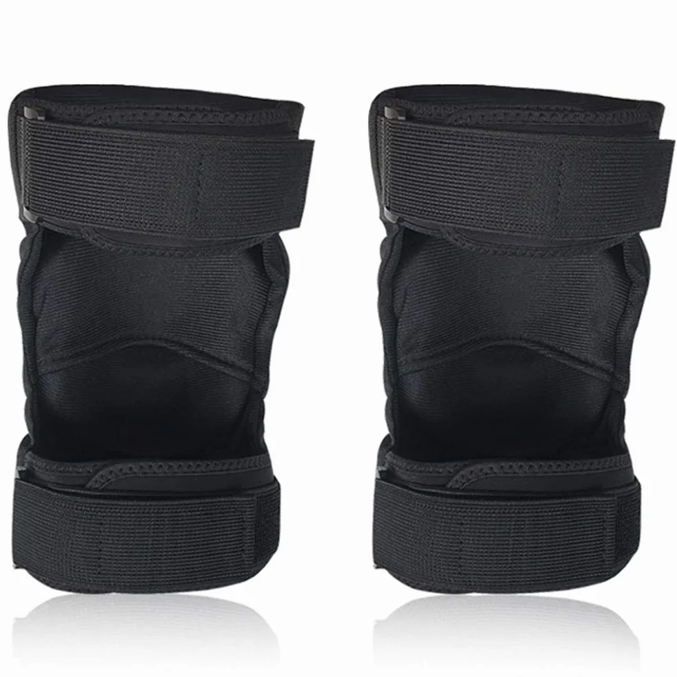 Protection des Genoux, 1 Paire de Genouillères Réglables et Ergonomiques pour Moto, Vélo, Planche à roulettes