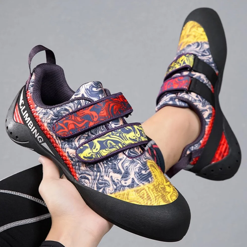 Chaussures d'escalade pour Hommes et Femmes, légères, Respirantes et antidérapantes, pour la Salle de Sport, Le Bloc l'escalade Sportive