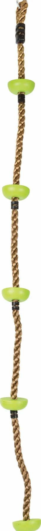 Small Foot Corde à grimper résistant aux intempéries avec crochets de sécurité et repose-pieds, pour enfants 3+ ans