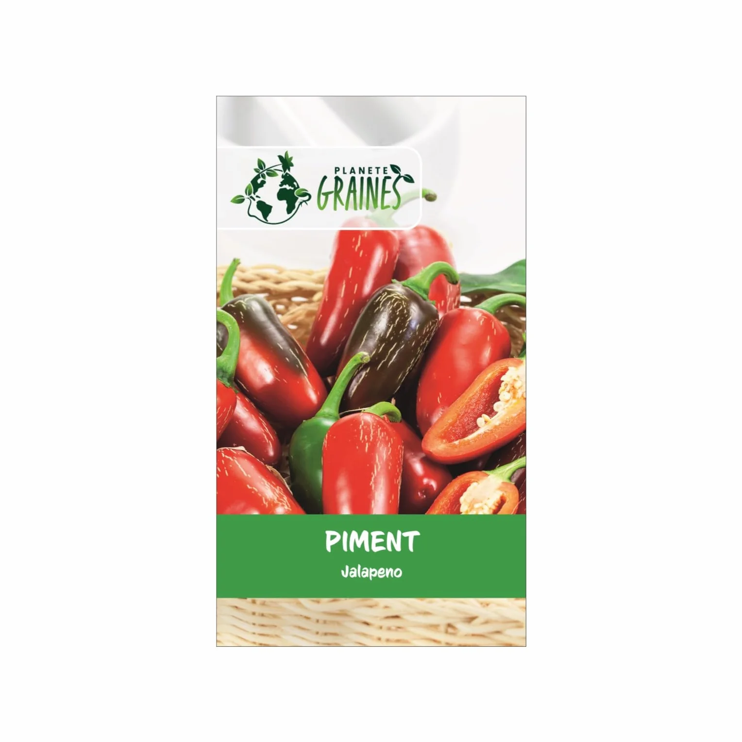 Nasiona Jalapeño Piment - Pikantny 4/10 Scoville - Capsicum annuum - Apéritif