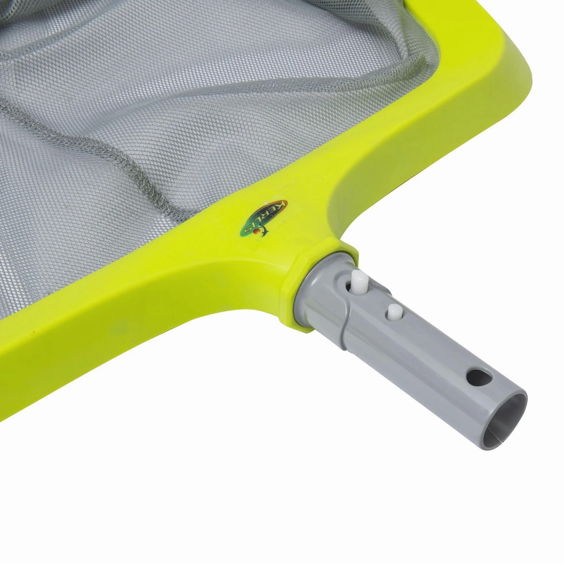Épuisette de Fond pour Piscine 46cm Bleu, Filet de Nettoyage Robuste pour Feuilles et Débris
