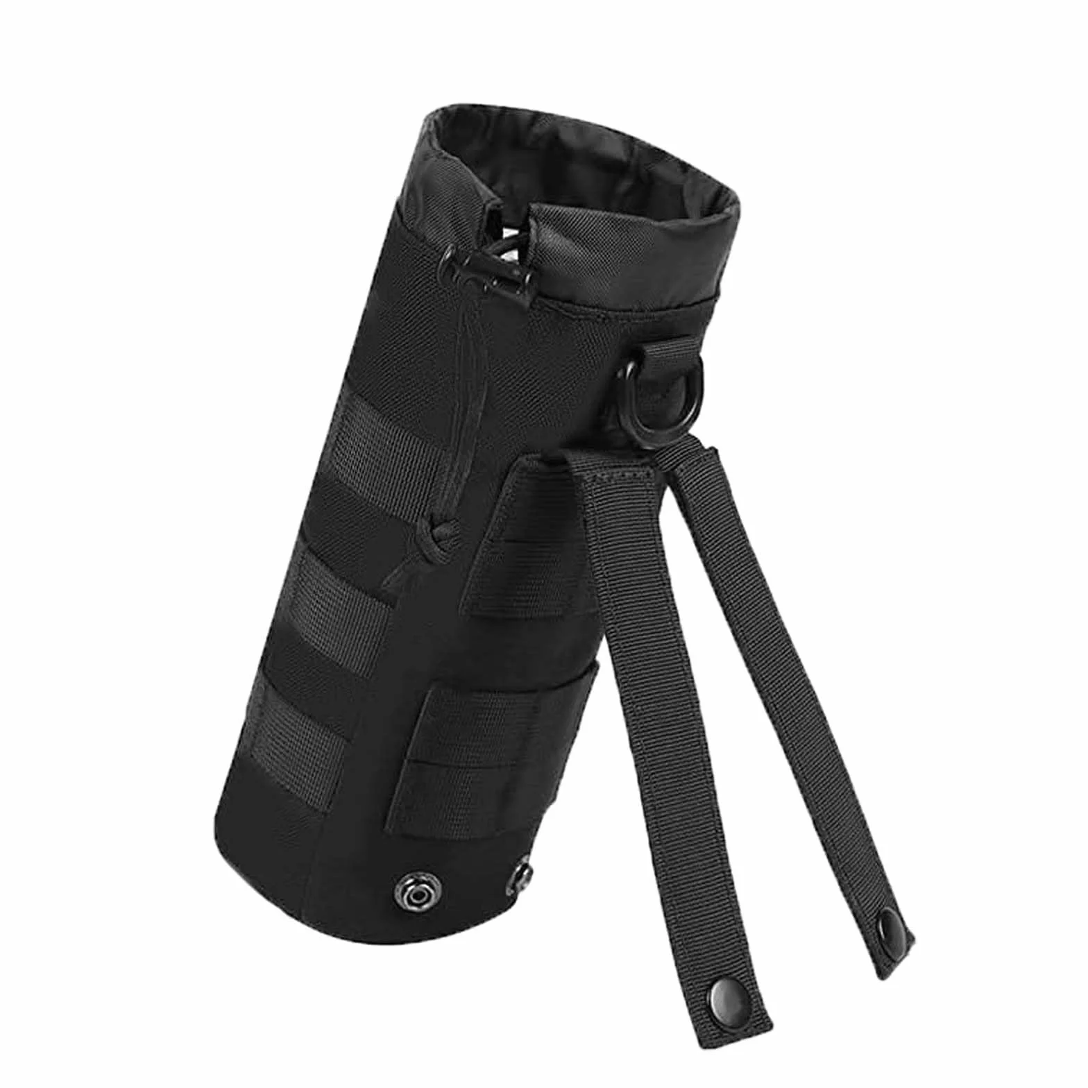 Porte Gourde Porte Gourde Sac à Dos Sac Gourde avec Cordon de Serrage Support Gourde Velo Sac Tactique Porte Gourde Randonnée pour Randonnée, Chasse, Camping, Entraînement
