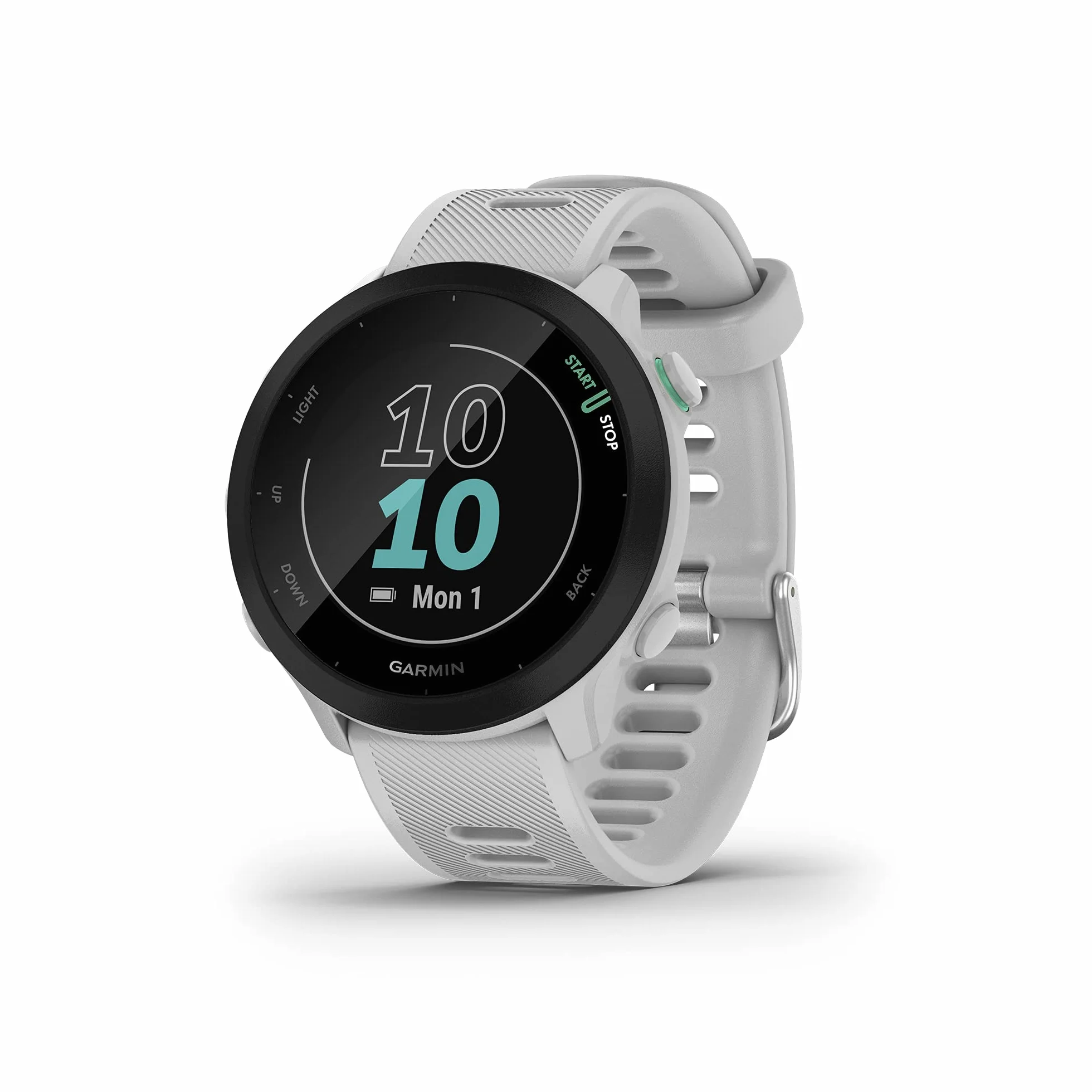 Garmin Forerunner 55 Montre GPS Running Cardio au Poignet Blanche Reconditionné