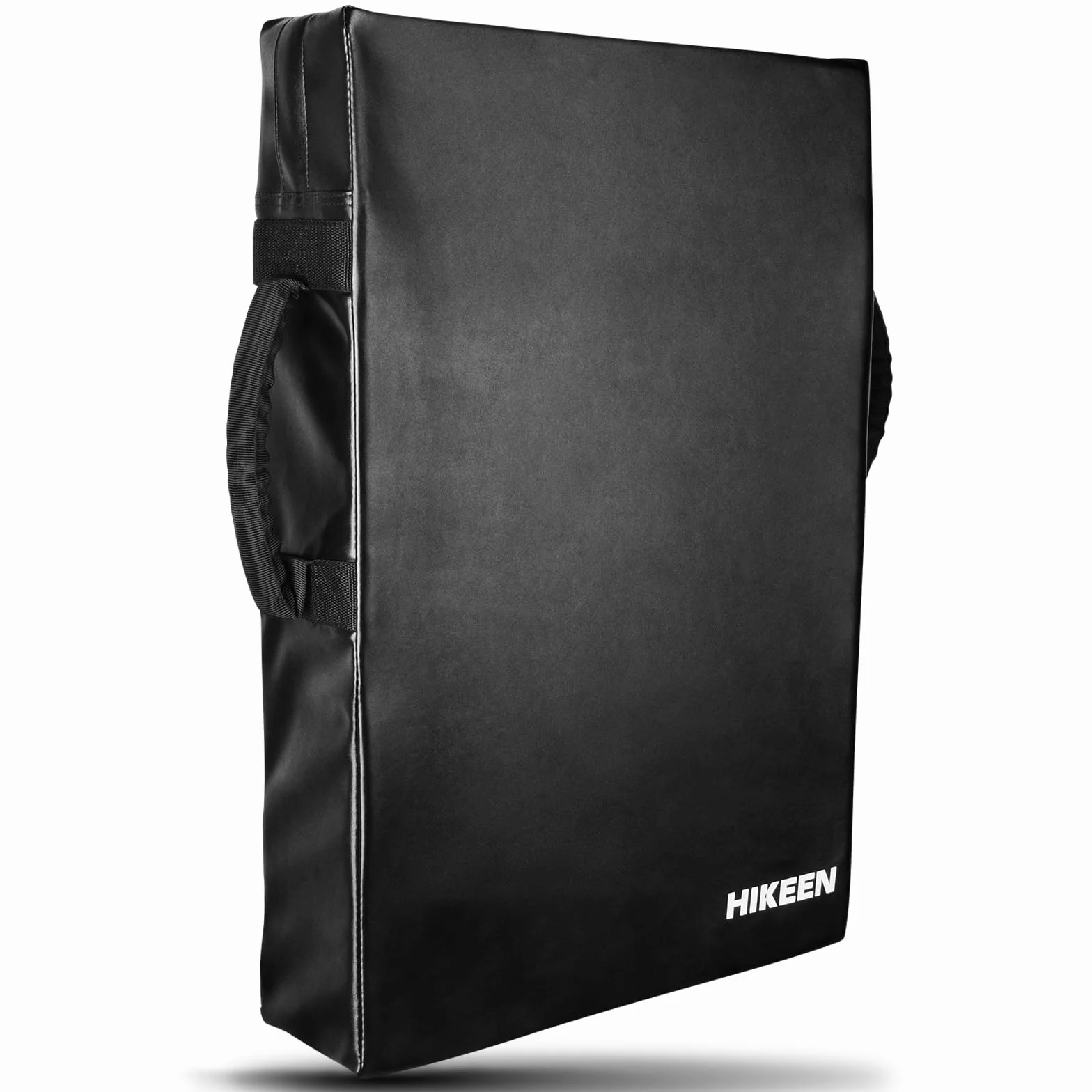 BOOSTEADY Bouclier de Frappe, Coussin de Frappe en Mousse, Paos de Boxe Bouclier de Boxe, Coussinet de Blocage avec Poignées pour MMA Kickboxing thaï Karaté Taekwondo Martial Art