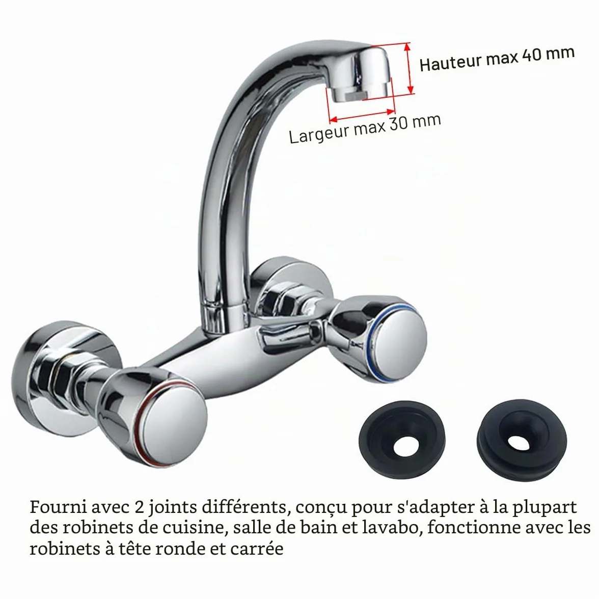 ECYC Adaptateur Connecteur Tuyau Arrosage Jardin Plastique ABS Vert