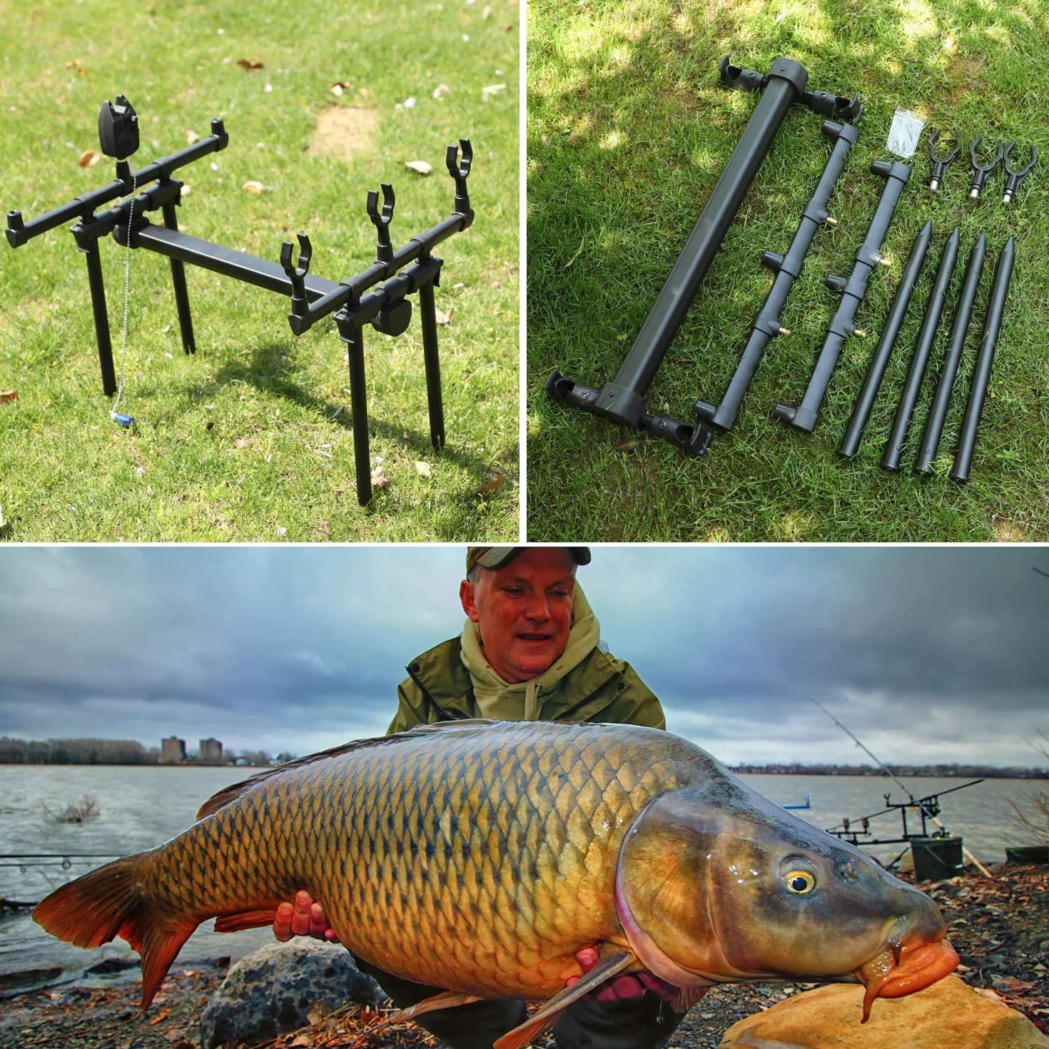 Sougayilang Carp Fishing Rod Pod Stand Holder