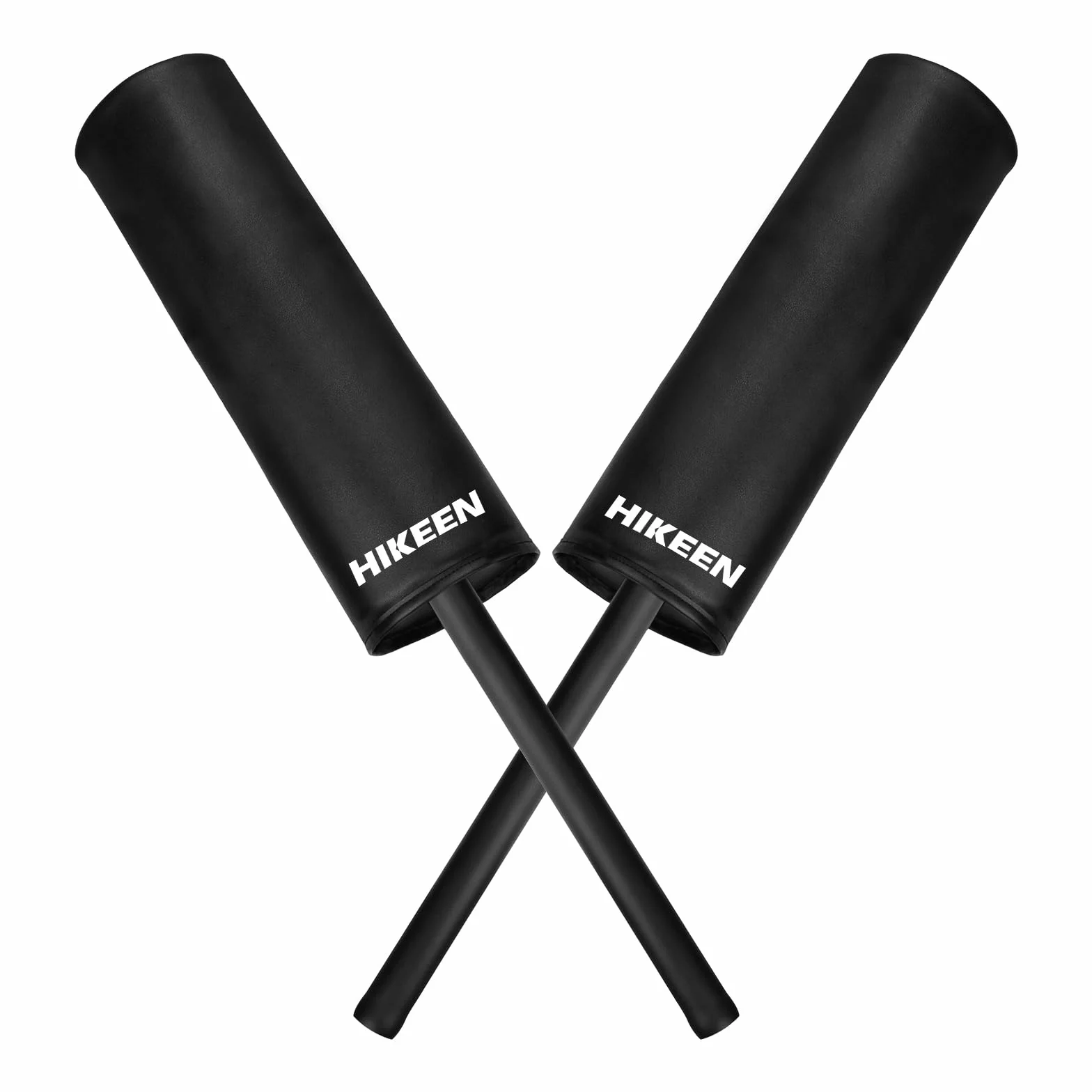 BOOSTEADY Lot de 2 Bâtons d'Entraînement de Boxe, Protection de Blocage Rembourrée, Bâton de Contact pour Entraînement d'arts Martiaux, Bâton de Défense pour Basket-Ball Football Crosse Boxe MMA, Noir