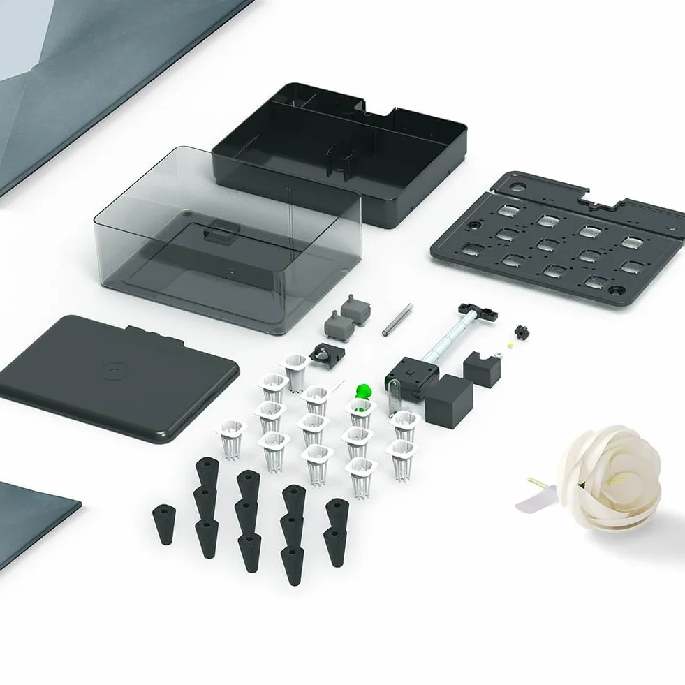 Système de culture hydroponique 2 en 1 pour aquarium kit LED avec support réglable