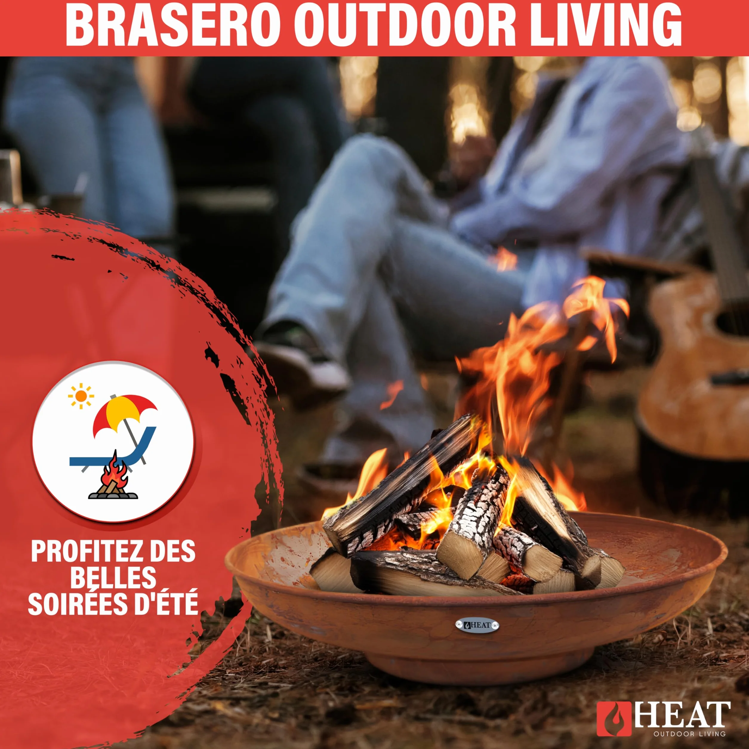 Brasero Exterieur Jardin Acier Noir 60 cm Barbecue Plancha