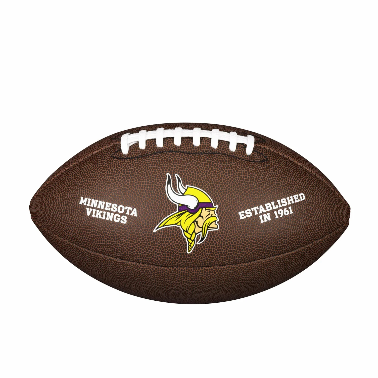 Wilson Ballon de Football Américain NFL Team Logo, Taille Officielle, Cuir Composite