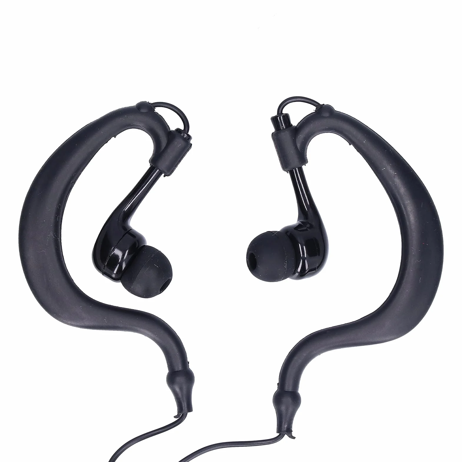 Annadue Écouteurs étanches Casque de Natation Prise 3,5 Mm Écouteur sous-Marin Casque à Conduction étanche avec Remplacer Les Bouchons d'oreille pour la Natation Courir Surf(Le Noir)