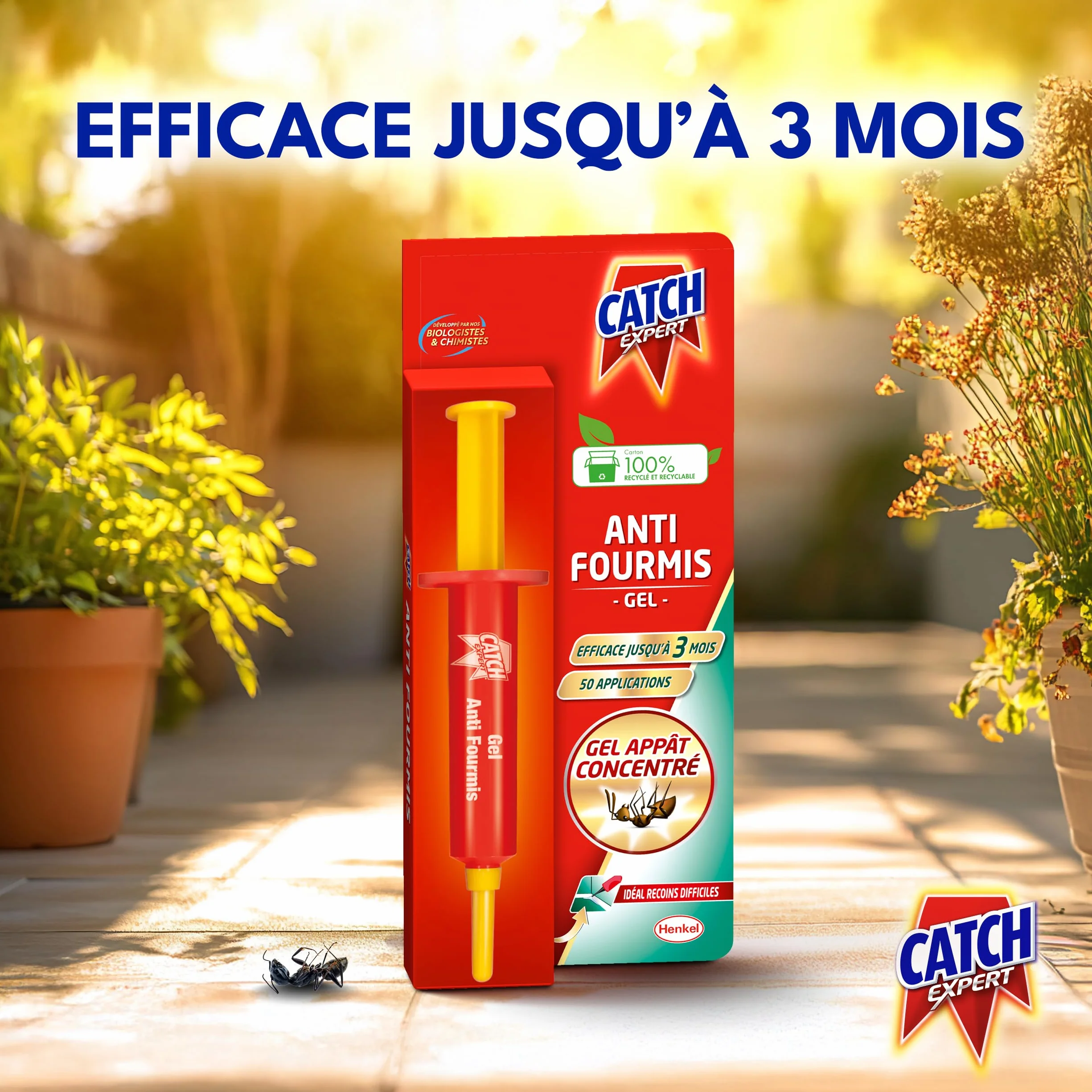 Catch Expert Gel Anti-fourmis Seringue 10g