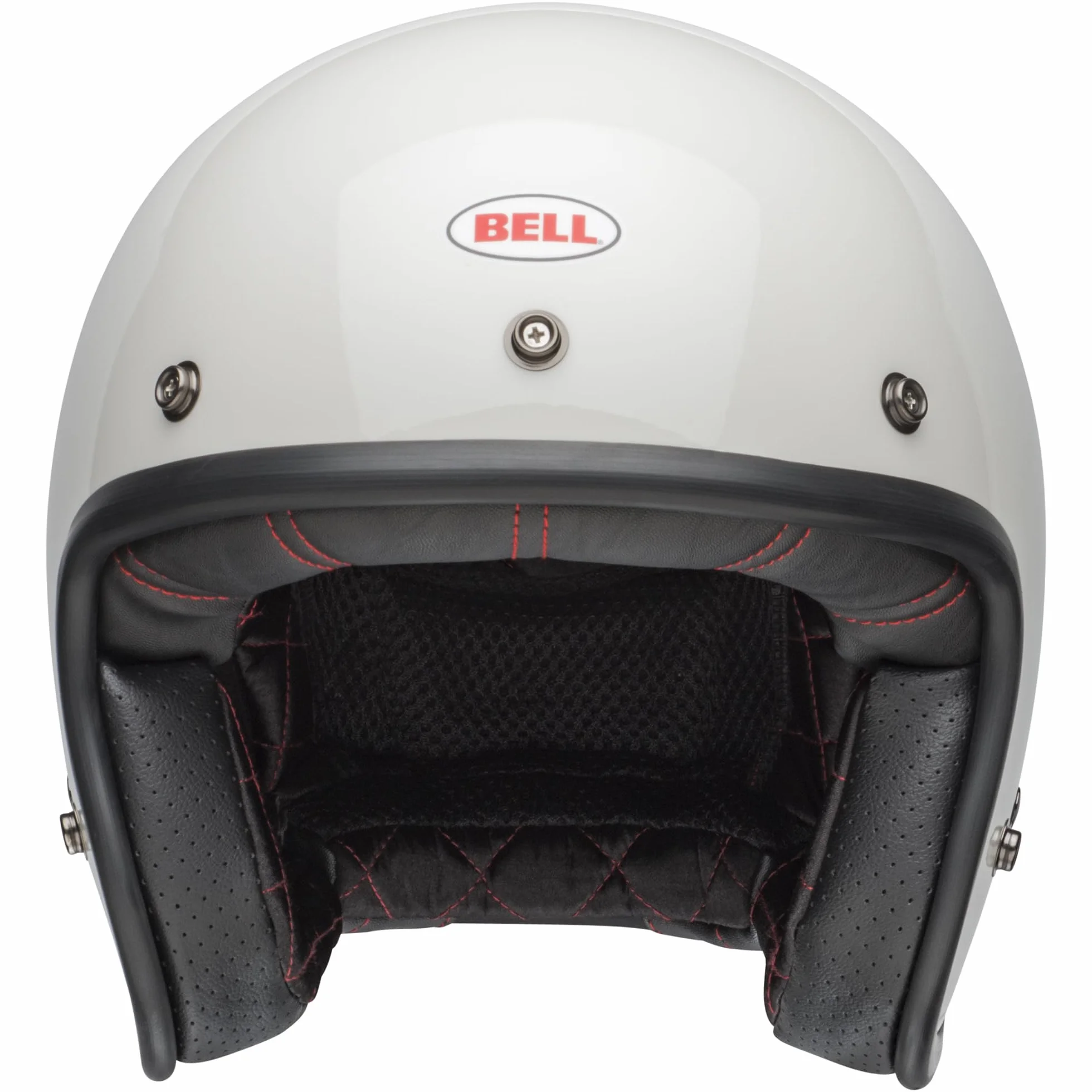 Bell Custom 500 Solid ECE – Casque Moto homologué ECE 22.06 – Casque Vintage – Coque en Fibre de Verre – Doublure Amovible –