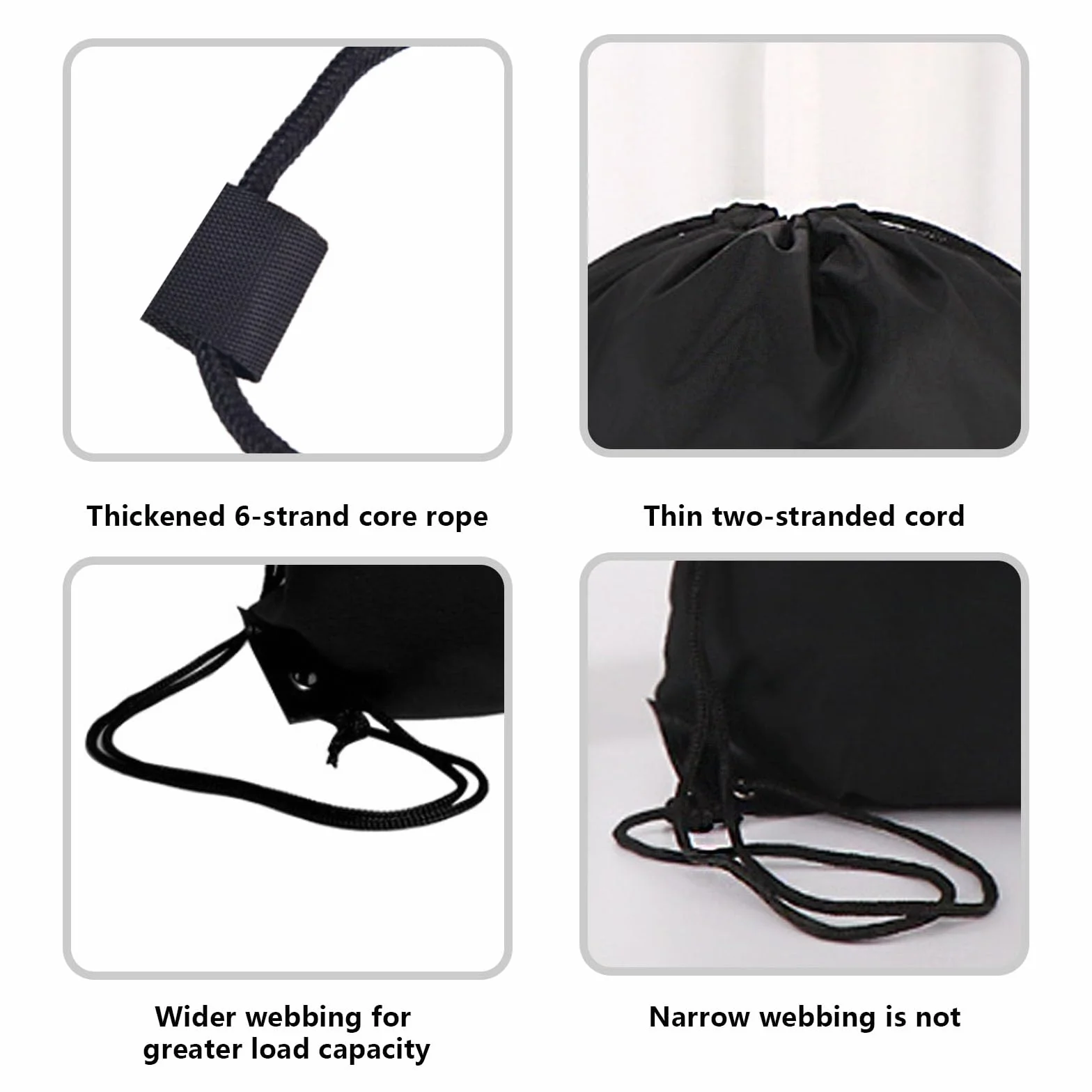 Drawstring Backpack 5 Stück 34x43 cm Fitness-Rucksack für Reisen Outdoor-Sport
