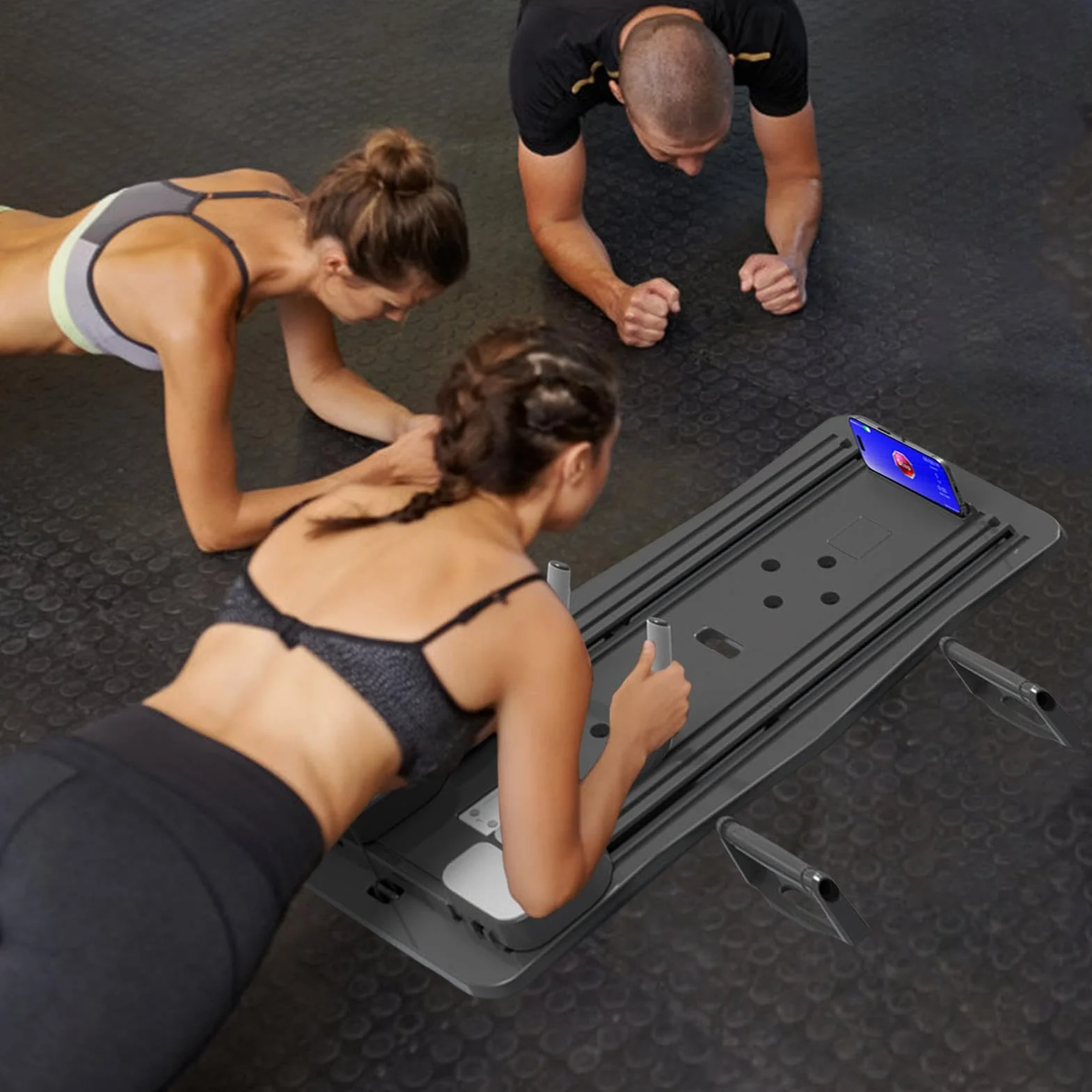 Réformateur de Pilates - Planche de Pilates, machine de Pilates compacte, réformateur de Pilates pliable pour entraînement à domicile, planche d'exercice abdominale Équipement de Pilates à domicile