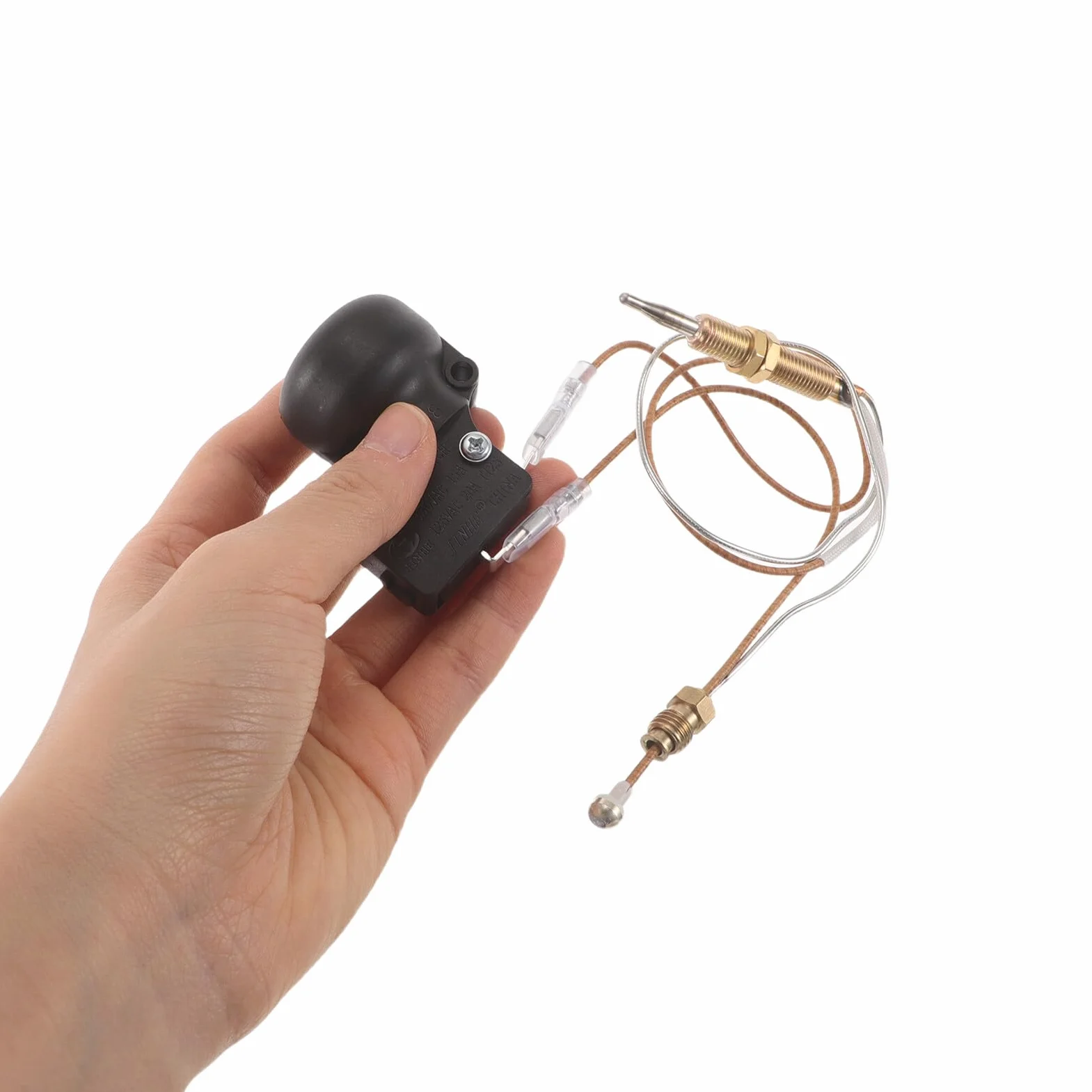 Kit de Sécurité pour Chauffage de Terrasse Extérieur avec Thermocouple Chauffant Pyramidal, Capteur d'Inclinaison 35,5 Cm M8