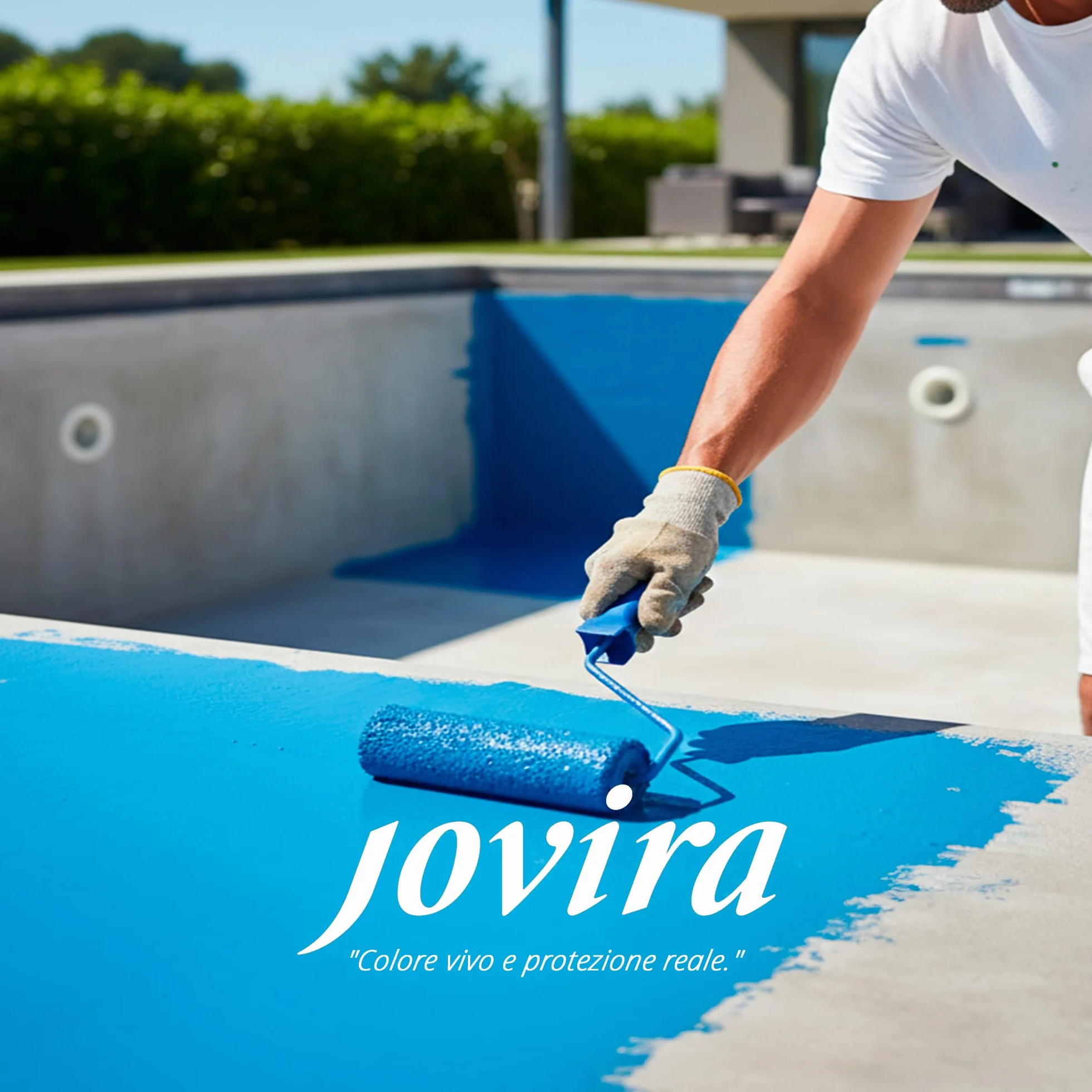 JOVIRA PINTURAS Peinture Bords Piscine Antidérapant 11 kg Blanc