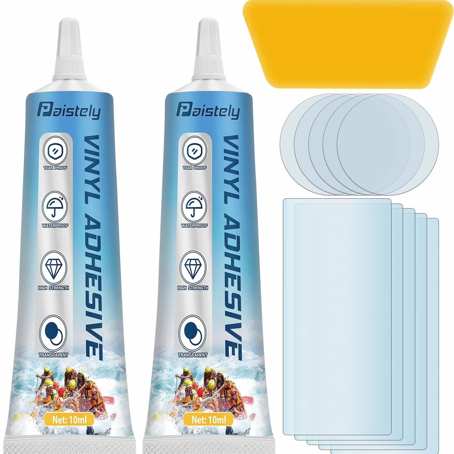 Kit Réparation Piscine et Spa Gonflable, Étanche Transparent, 15ml*2 pour Matelas Pneumatiques