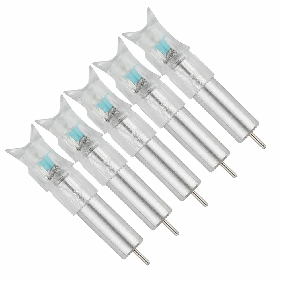 wolfman Pointes de Flèche Lumineuses pour Arc à Poulies Automatique Pointes de Flèche Allumée pour Chasse Et Tir pour Flèche de 6.2mm/7.6mm 5 Pcs