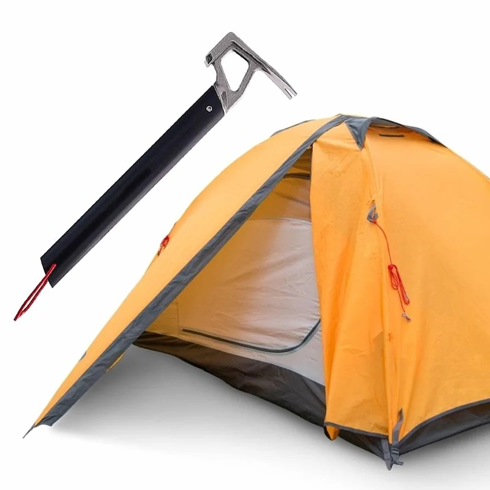 Marteau de Camping Multifonction en Aluminium avec Décrocheur de Piquets